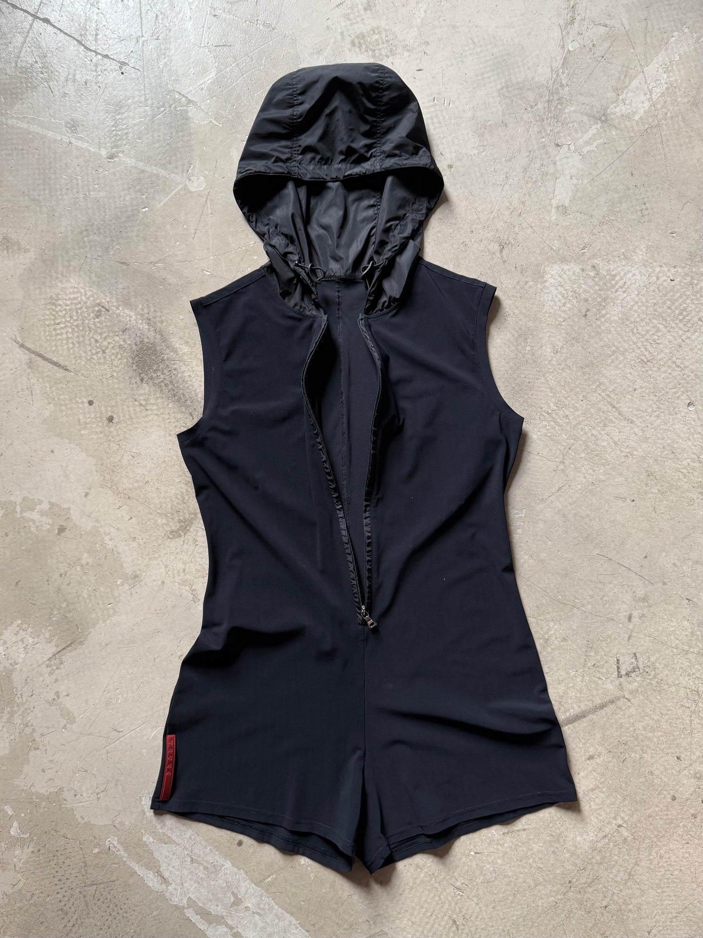 Prada Sport Hooded Jumpsuit