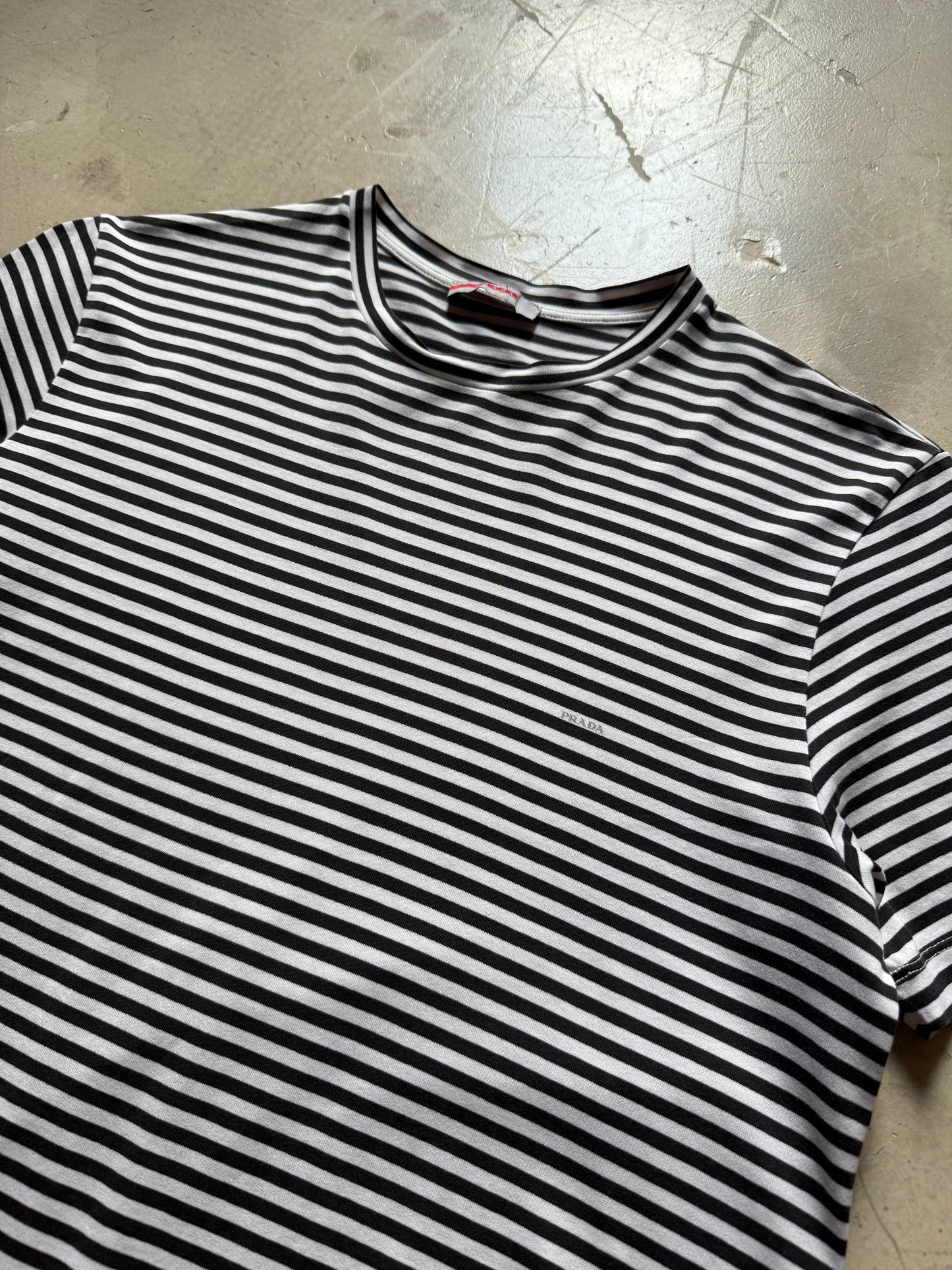 Prada Sport Striped Tshirt