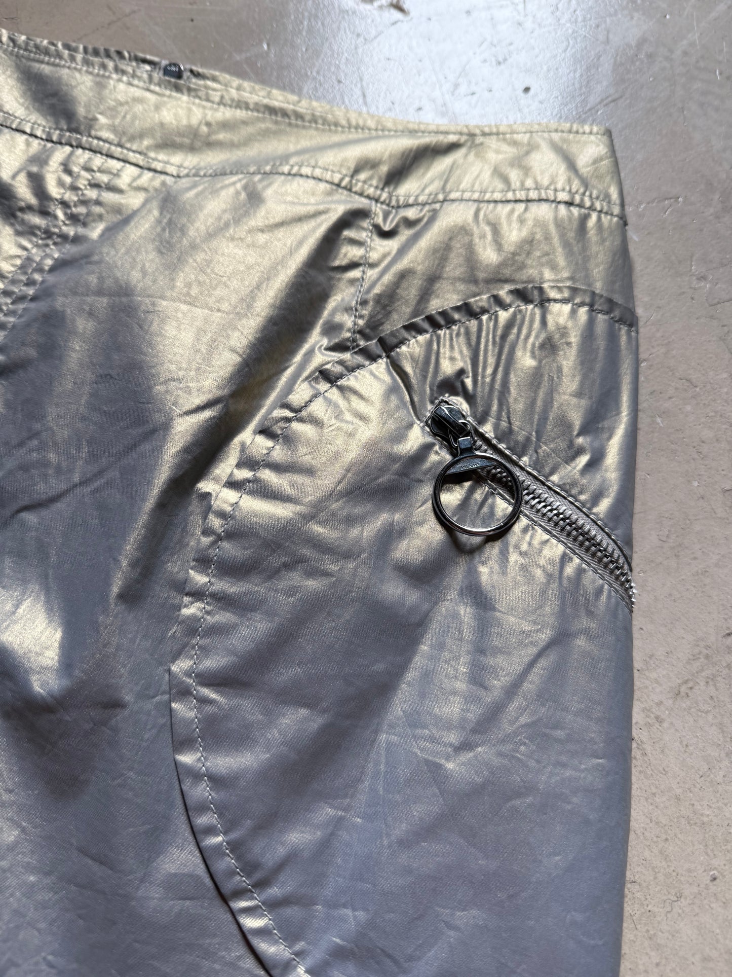 Prada Sport Metallic Skirt