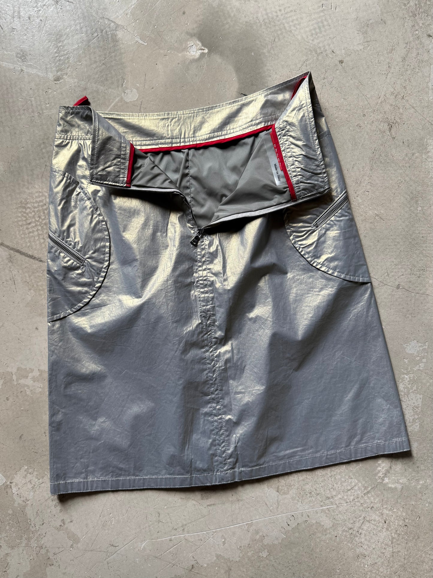 Prada Sport Metallic Skirt