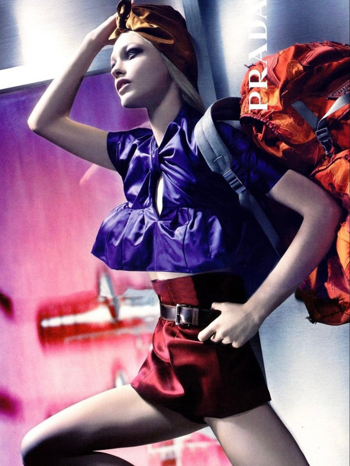 SS 07 Prada Silk Camo Dress