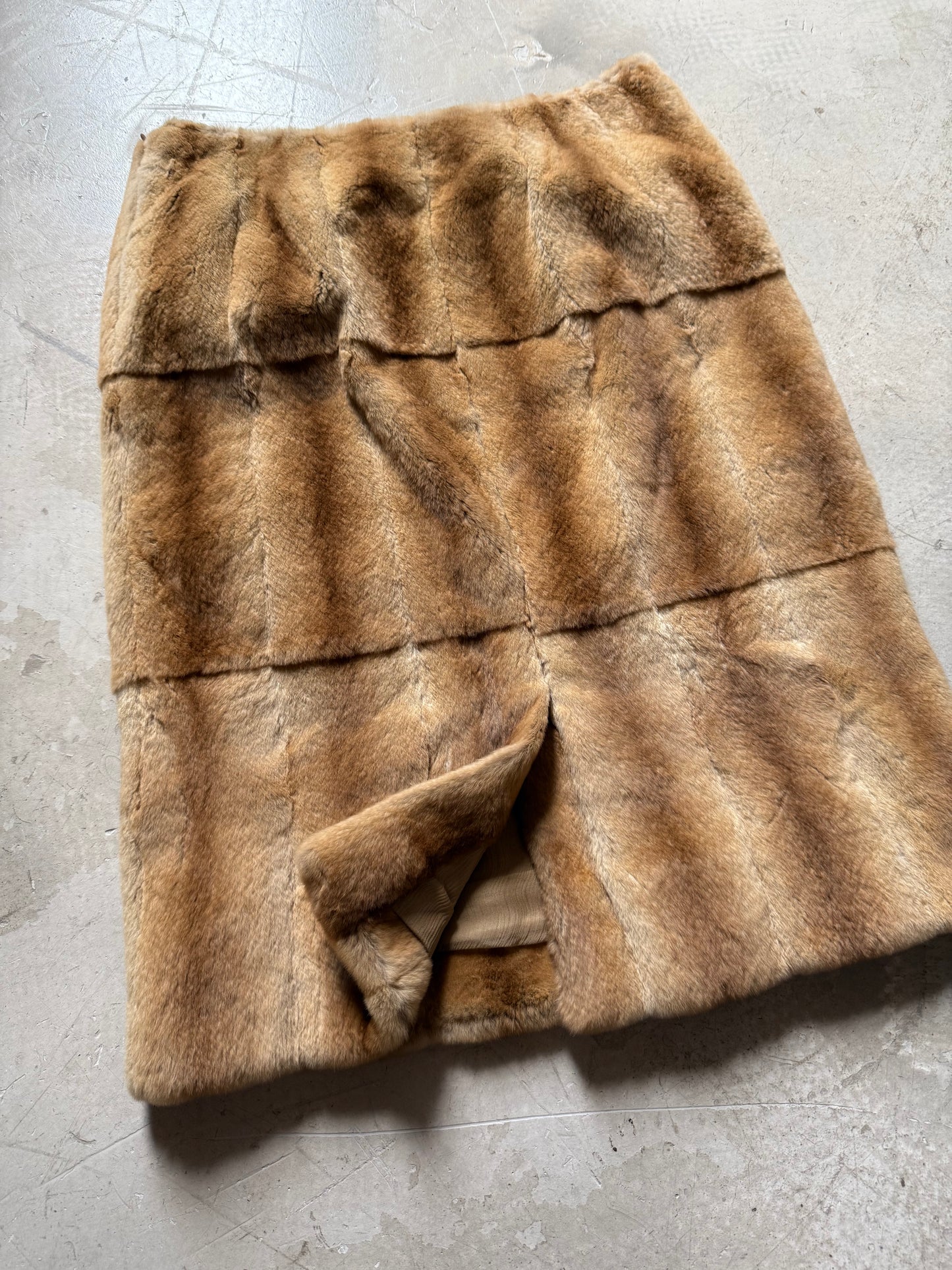 Prada Fur Skirt