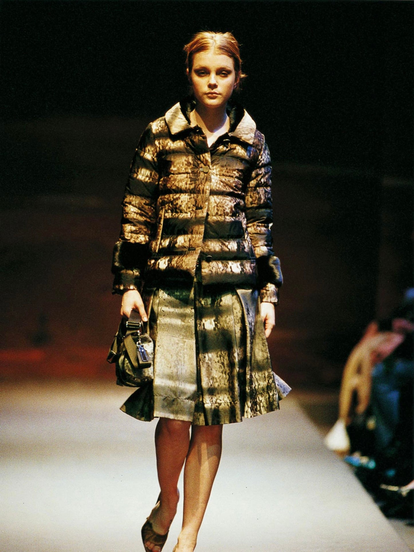 FW 04 Prada Wool Skirt