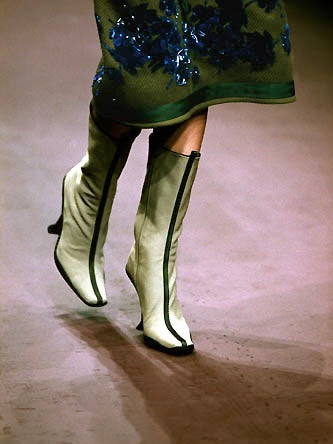 FW 99 Prada Heeled Boots