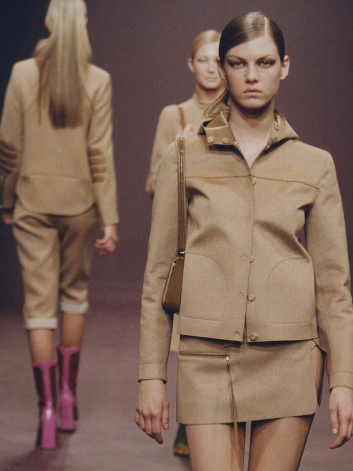 FW 99 Prada Camel Wool Knit