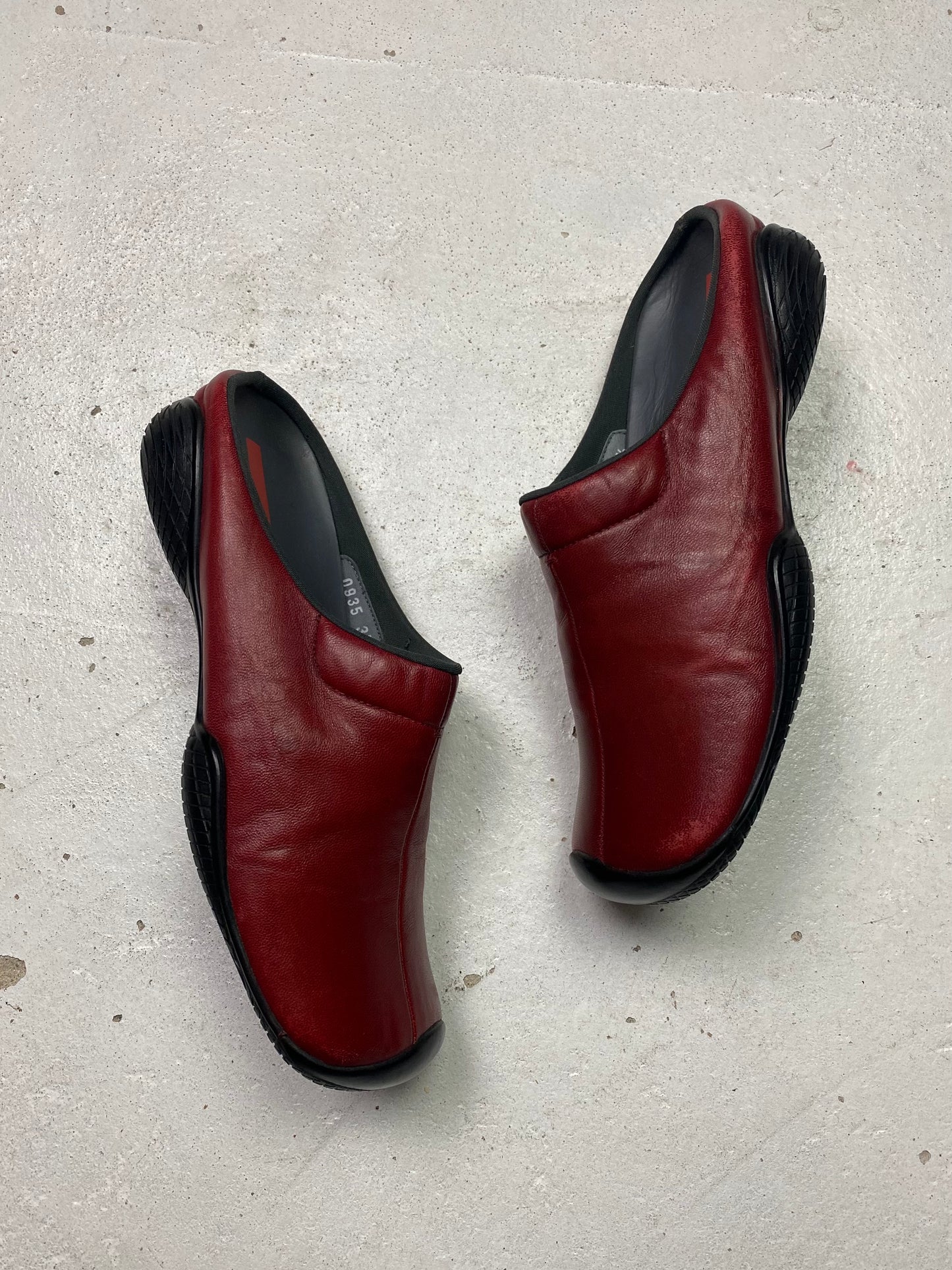 Prada Sport Leather Mules
