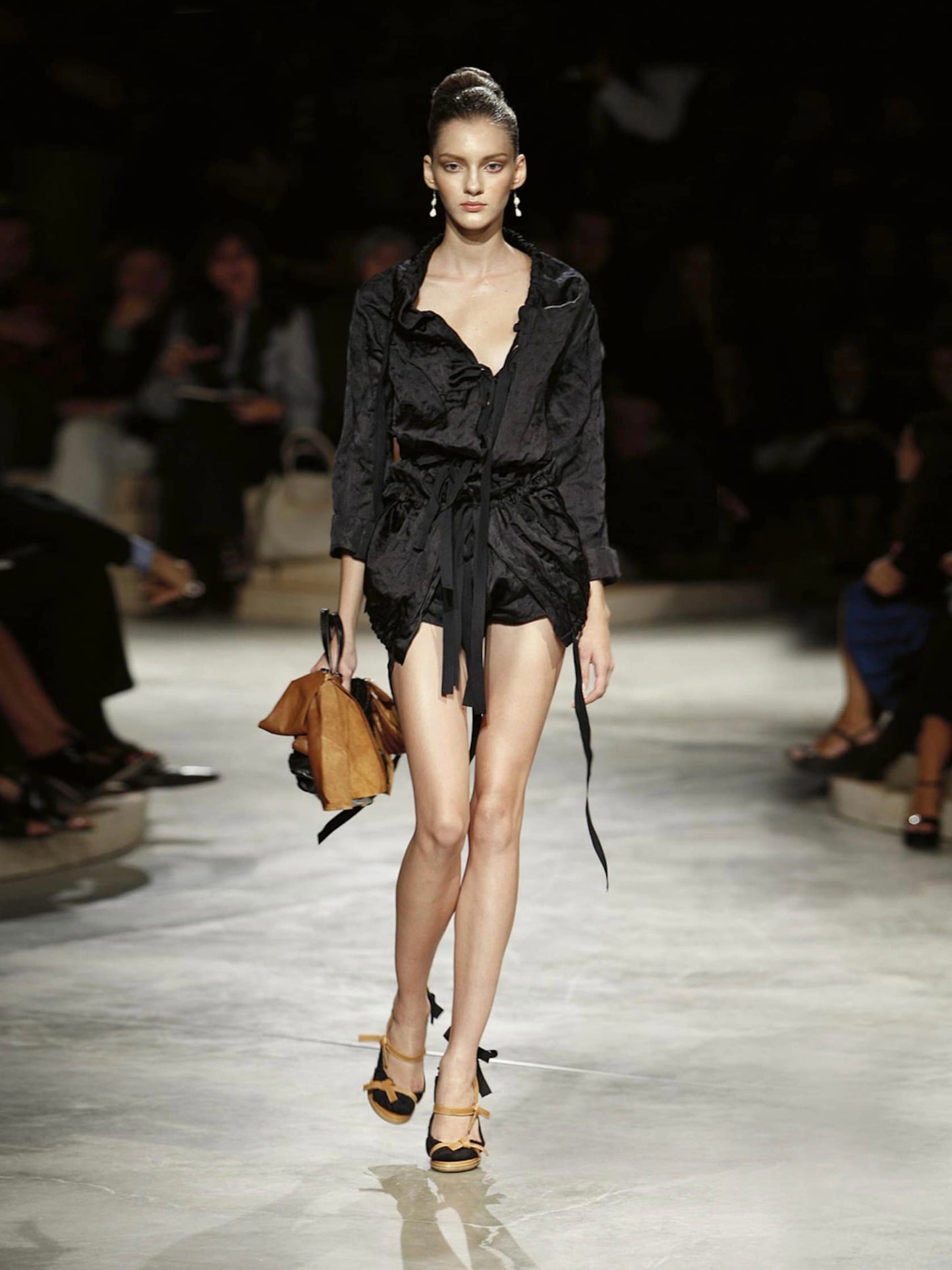 SS 09 Prada Silk Tube Top
