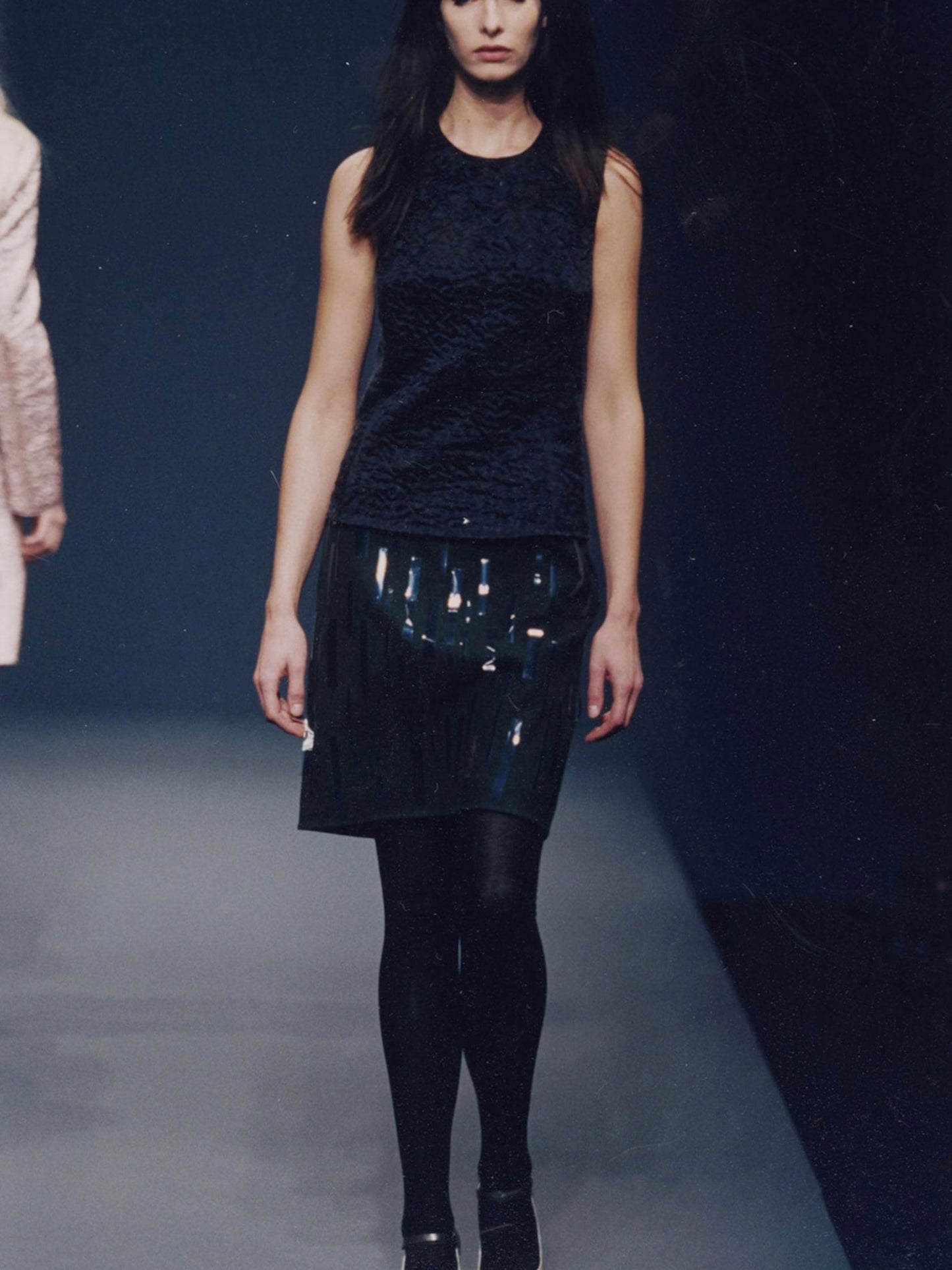 FW 98 Prada Plastic Embellished Wool Set
