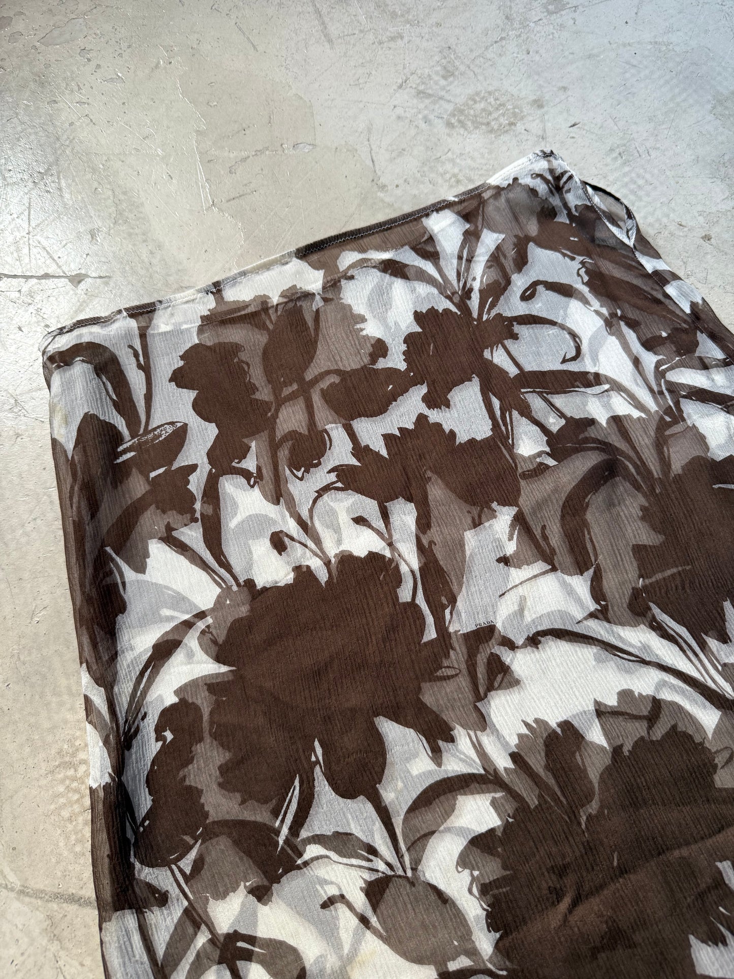 SS 01 Prada Sheer Skirt