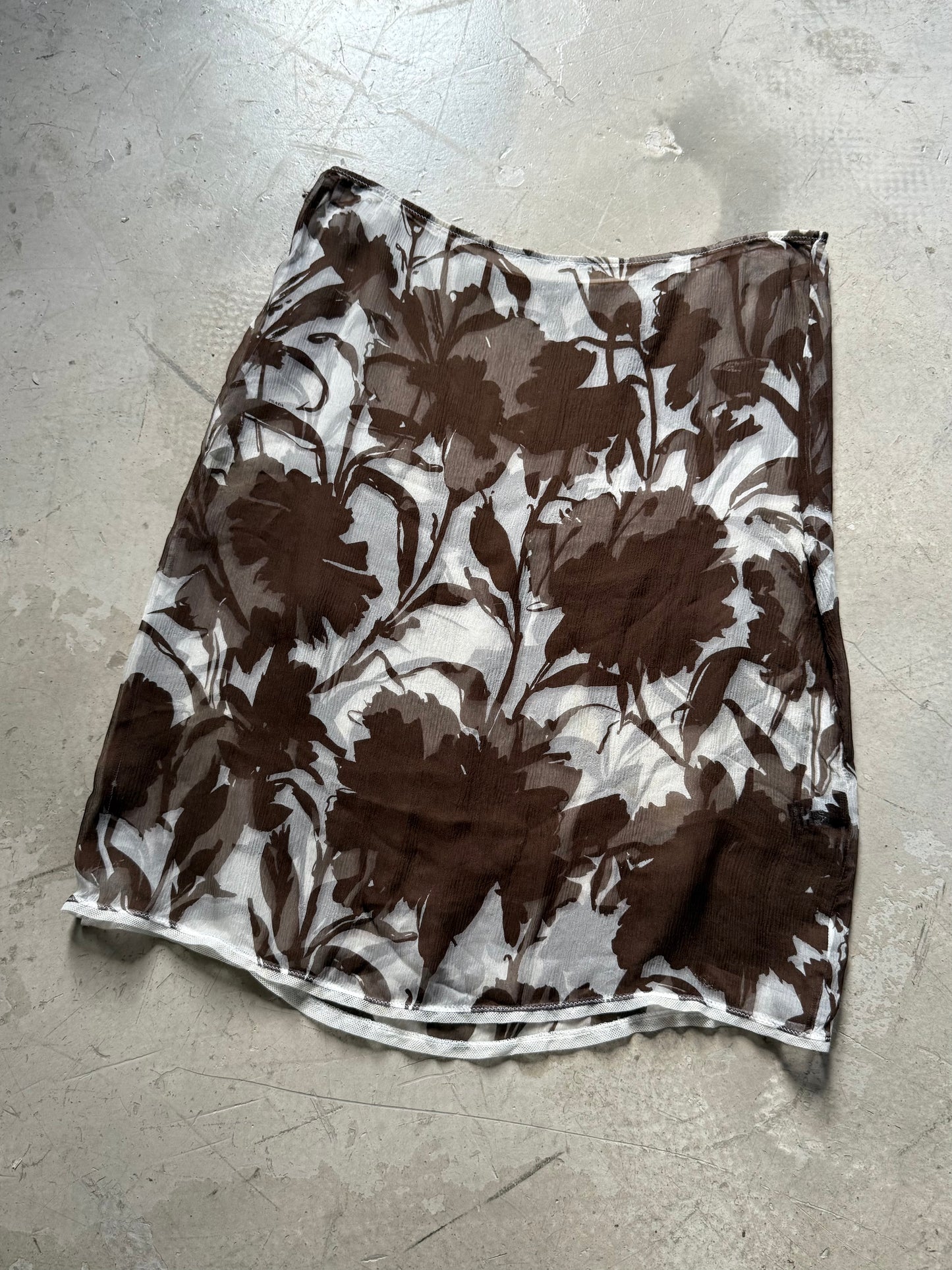 SS 01 Prada Sheer Skirt
