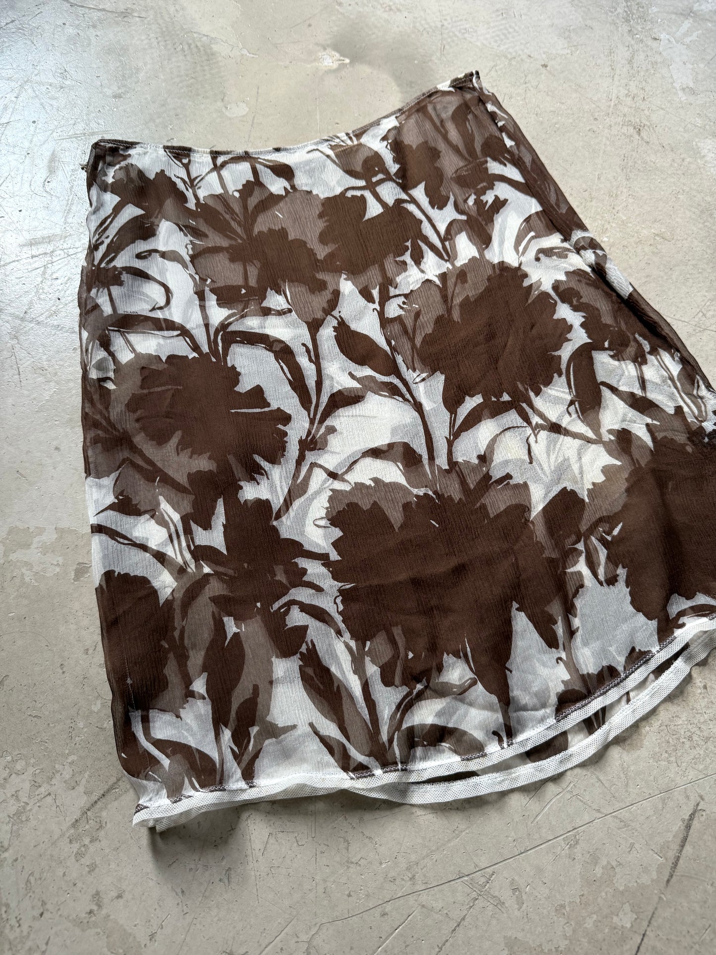 SS 01 Prada Sheer Skirt