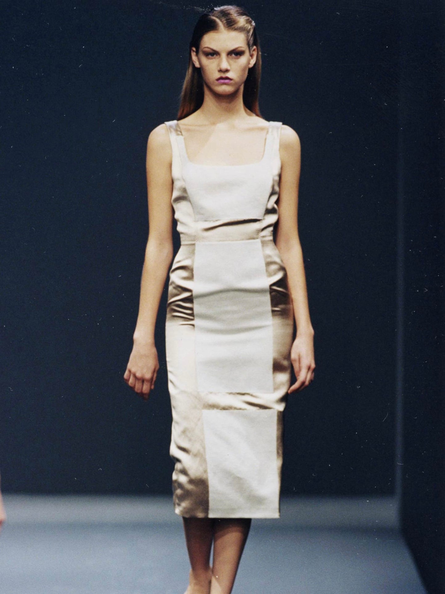 SS 98 Prada Silk & Linen Dress