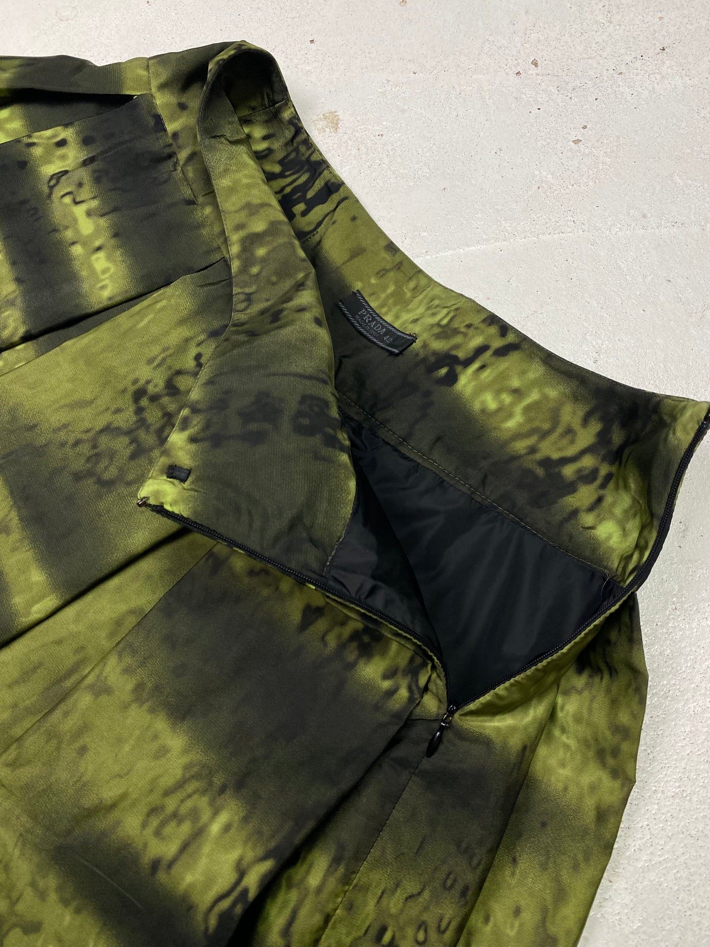 FW 04 Prada Box Pleated Skirt