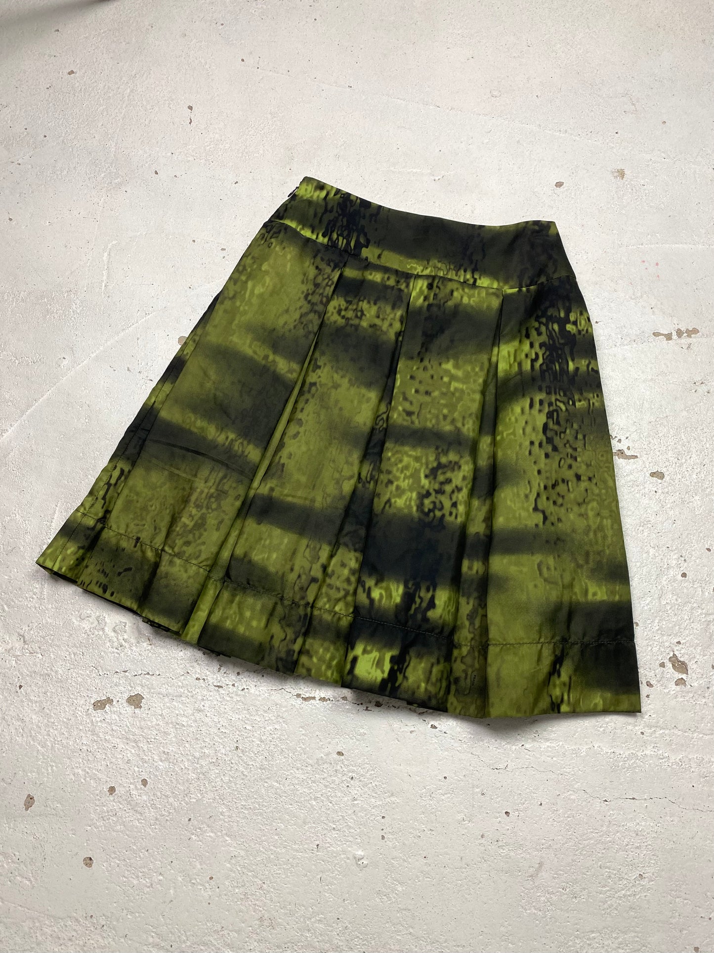 FW 04 Prada Box Pleated Skirt
