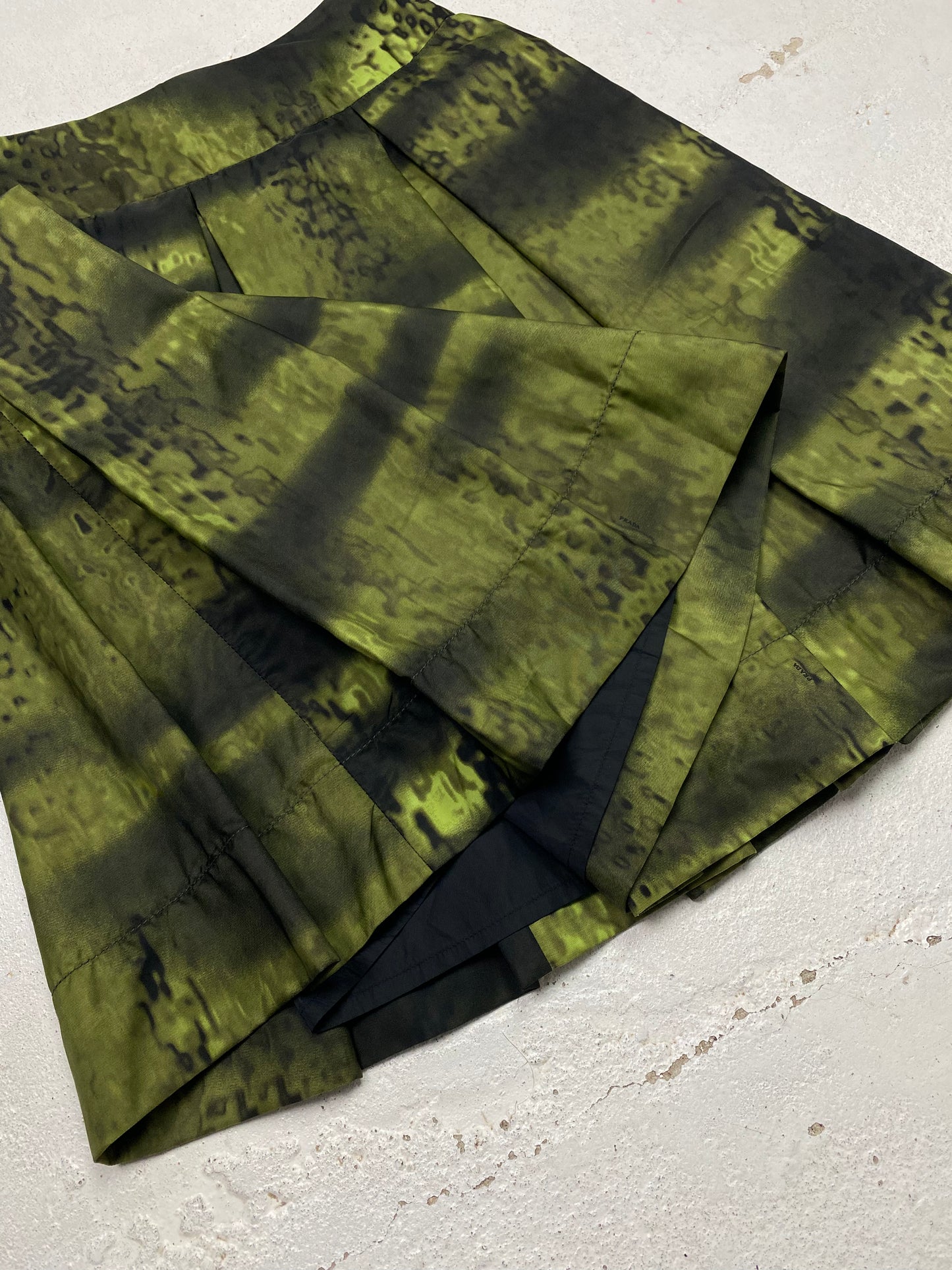 FW 04 Prada Box Pleated Skirt