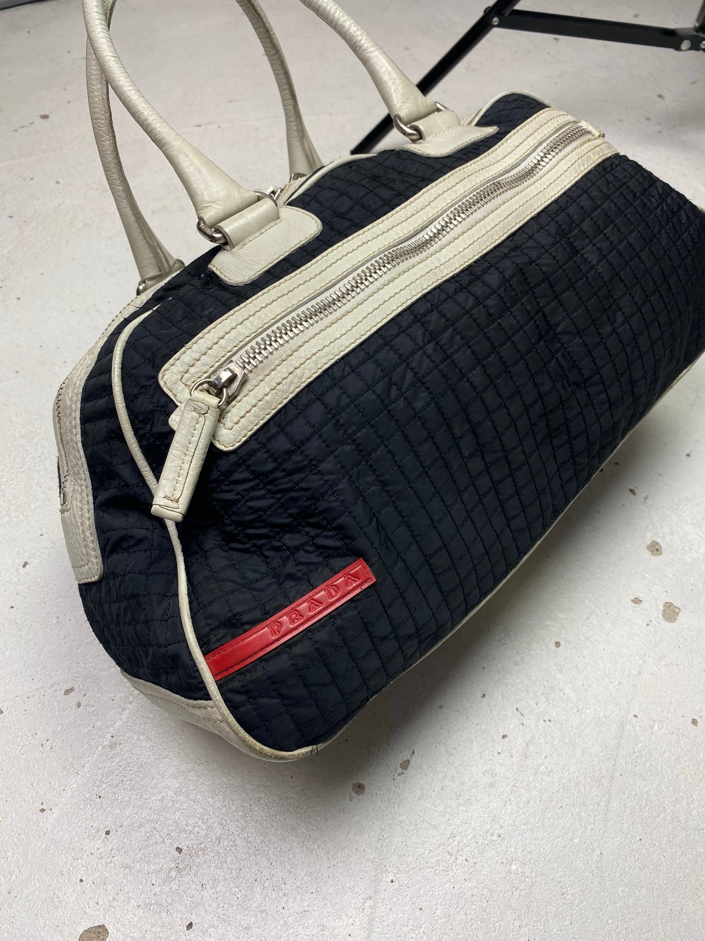 Prada Sport Quilted Mini Duffle
