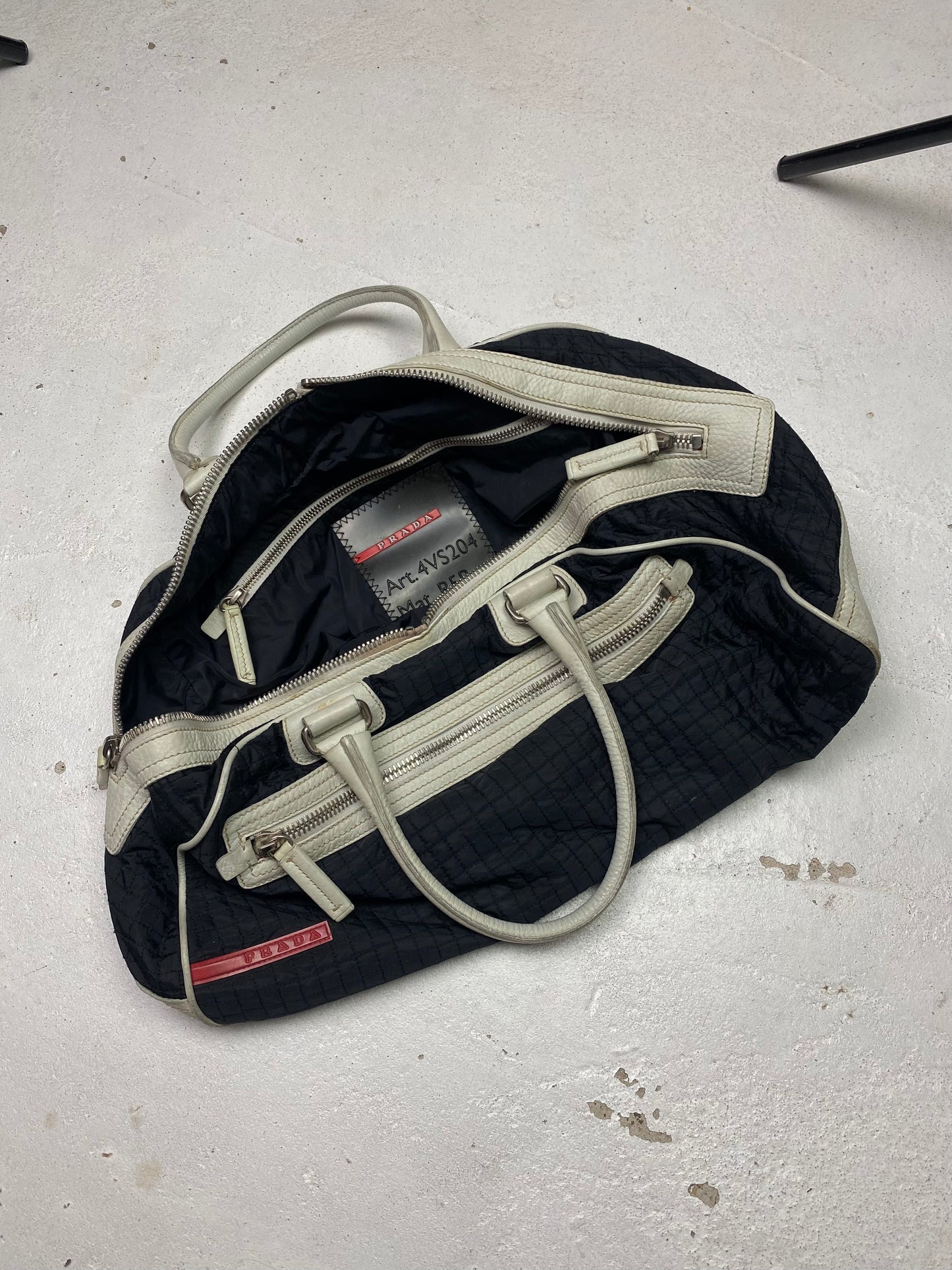 Prada Sport Quilted Mini Duffle