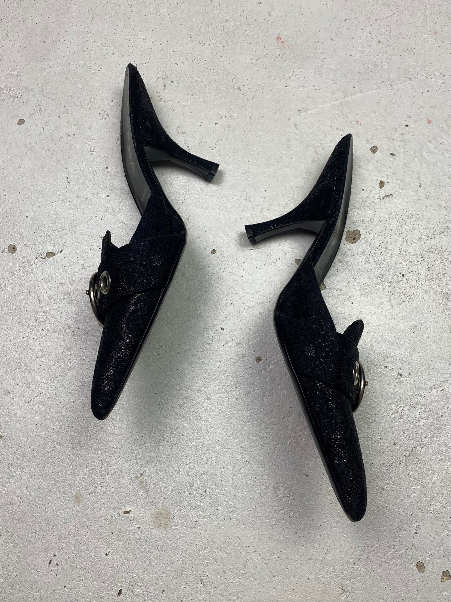 SS 02 Prada Ornamental Mules