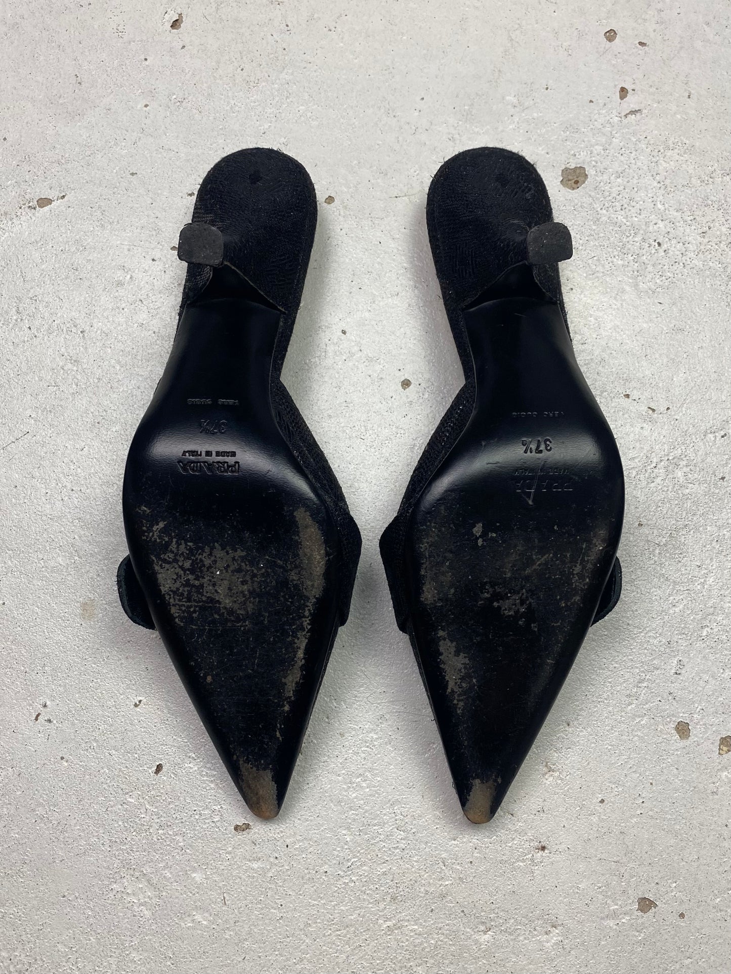 SS 02 Prada Ornamental Mules