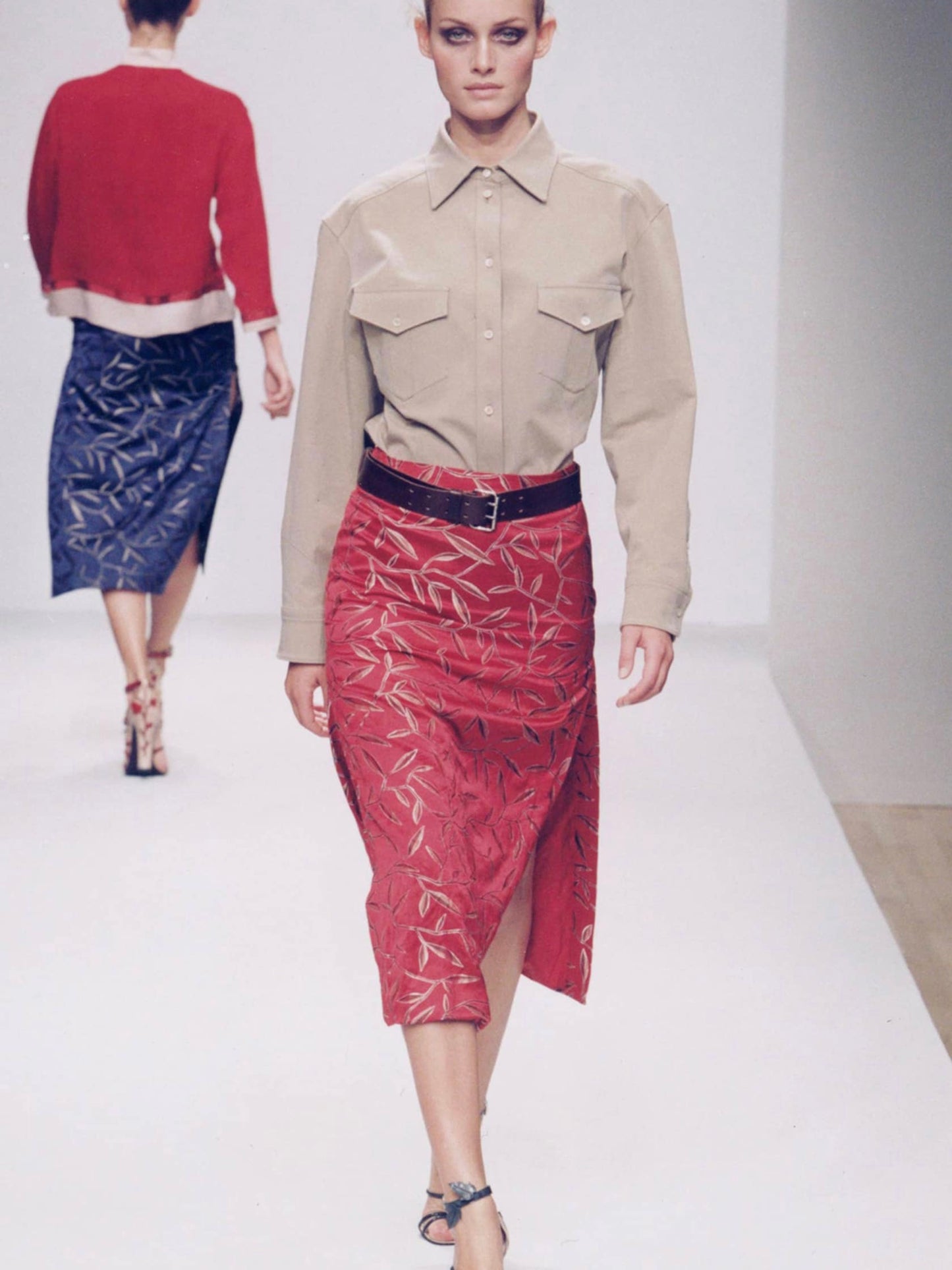 SS 97 Prada Sheer Silk Skirt