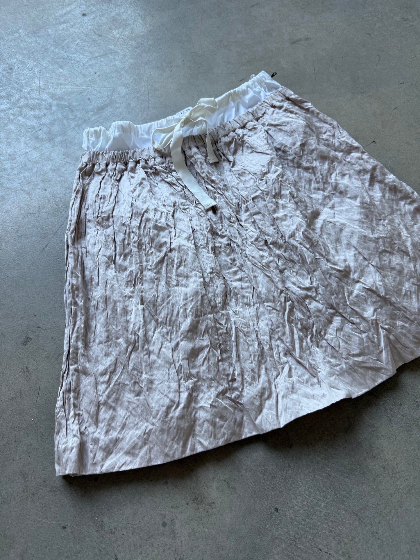 SS 09 Prada Metal Blend Skirt