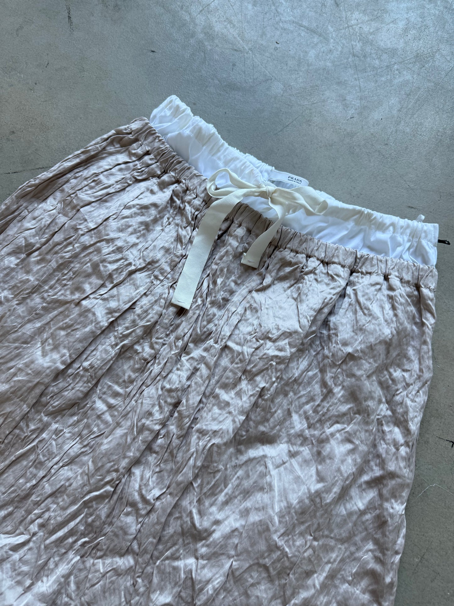 SS 09 Prada Metal Blend Skirt