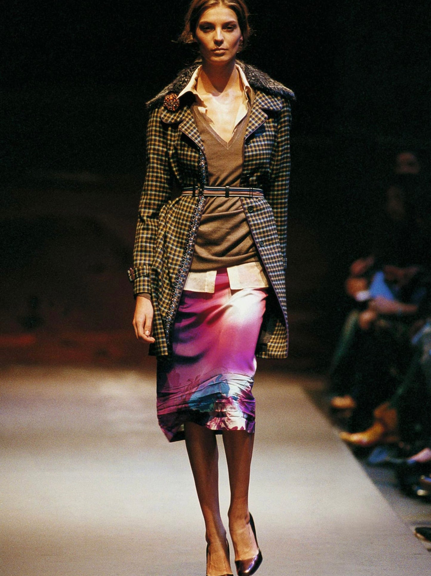 FW 04 Prada Silk Skirt