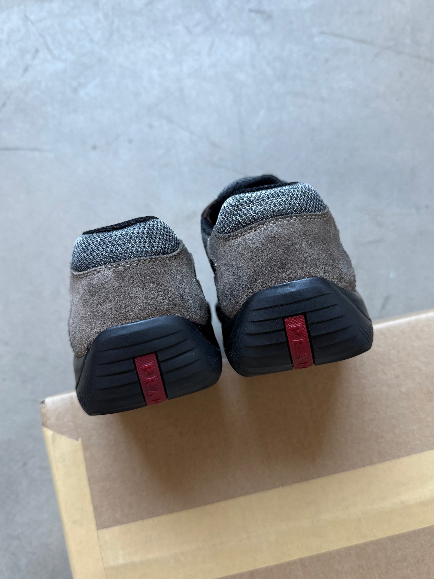 Prada Americas Cup Leather Trainers