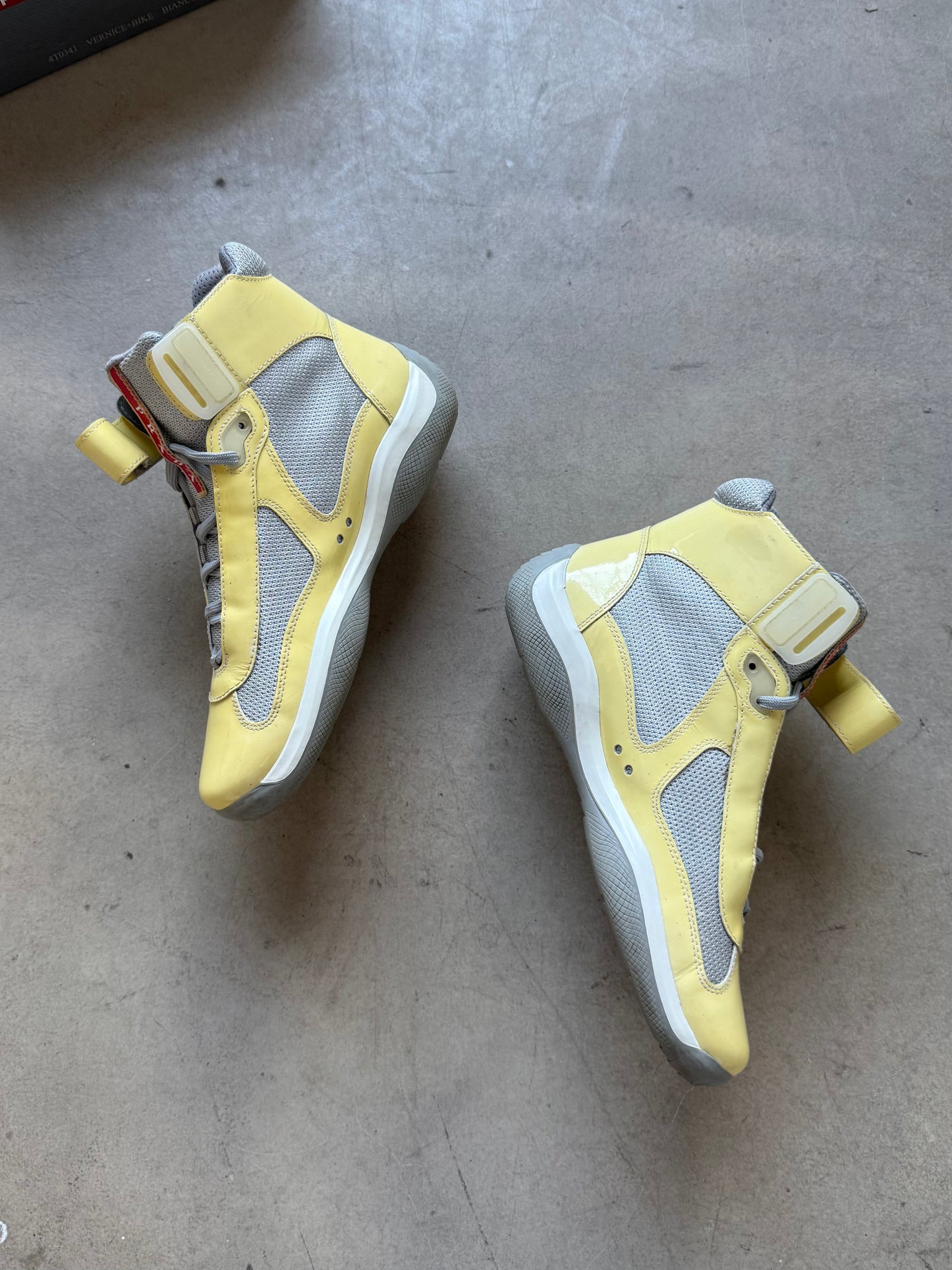 2010 Prada Americas Cup Mid Patent Trainers
