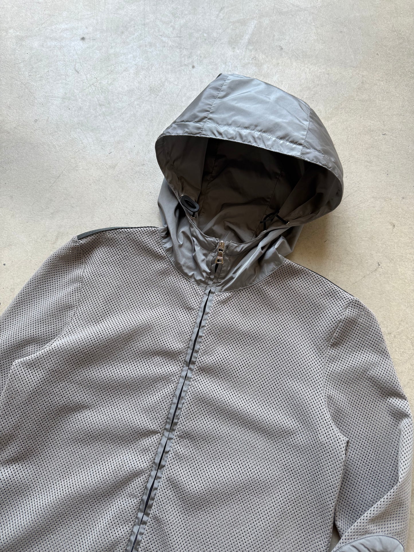 SS 00 Prada Sport Hooded Mesh Jacket