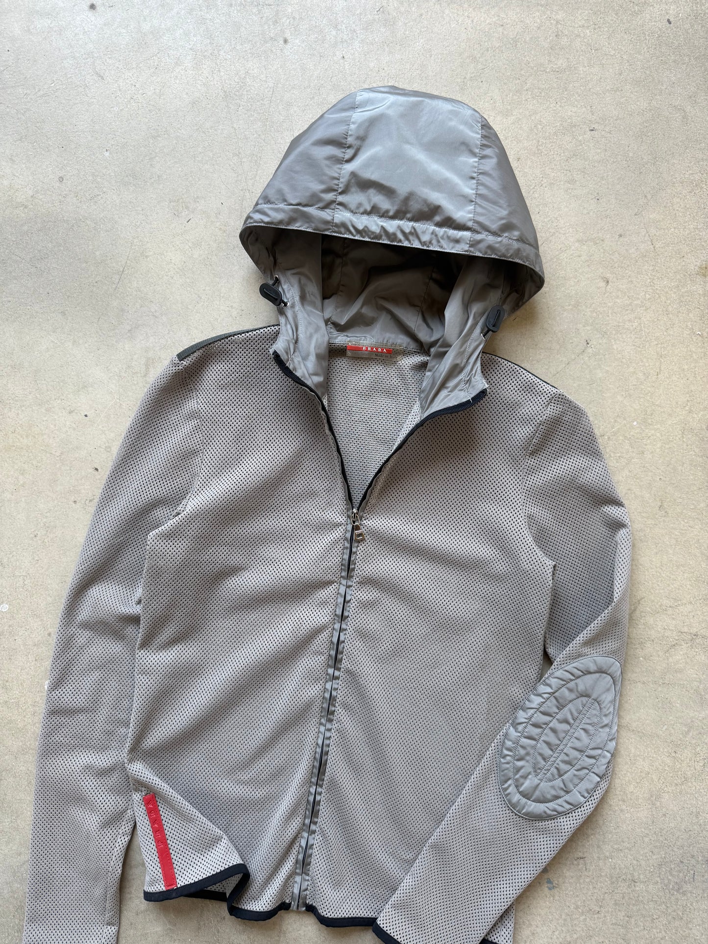 SS 00 Prada Sport Hooded Mesh Jacket