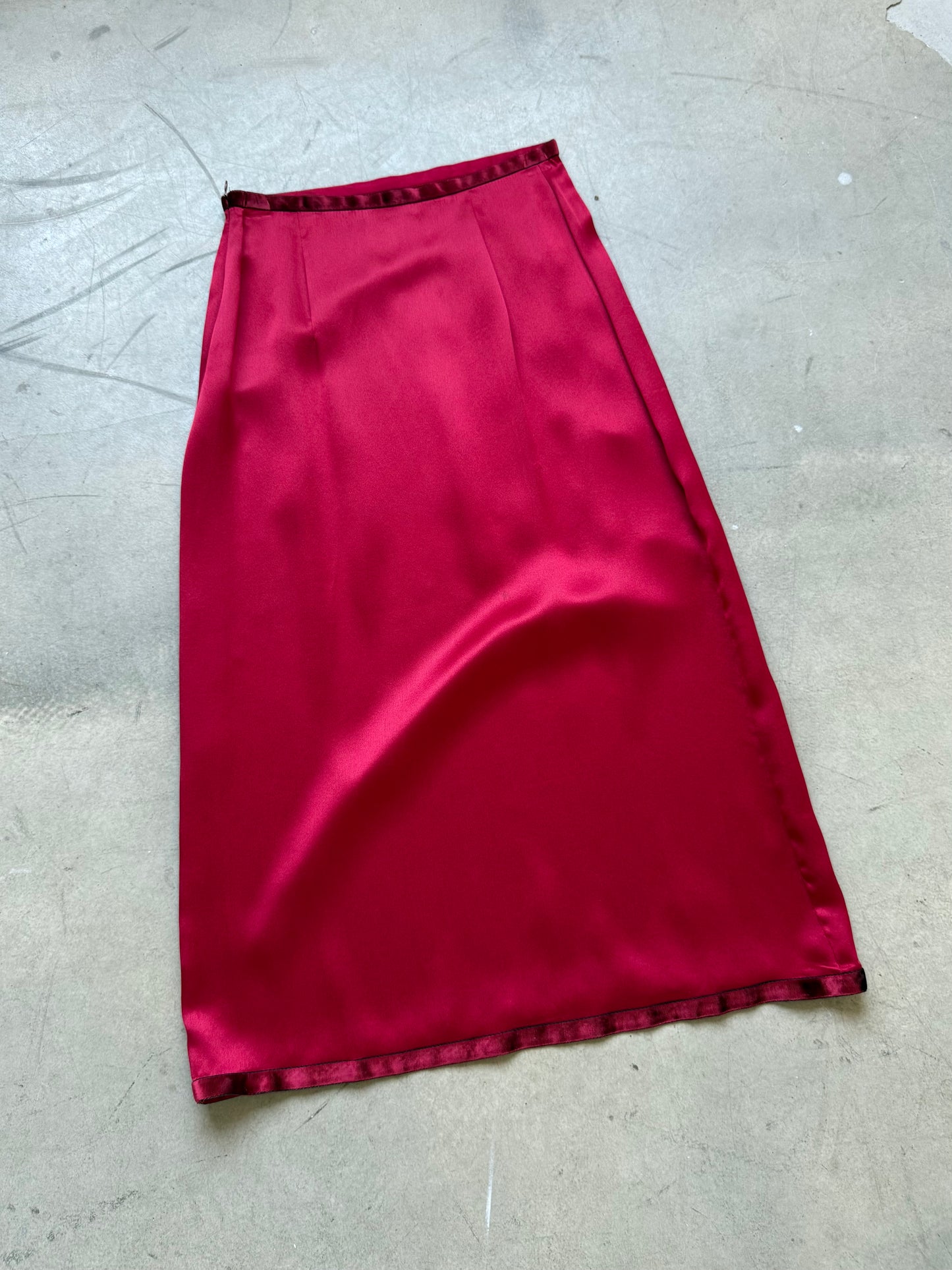 SS 97 Prada Silk Skirt