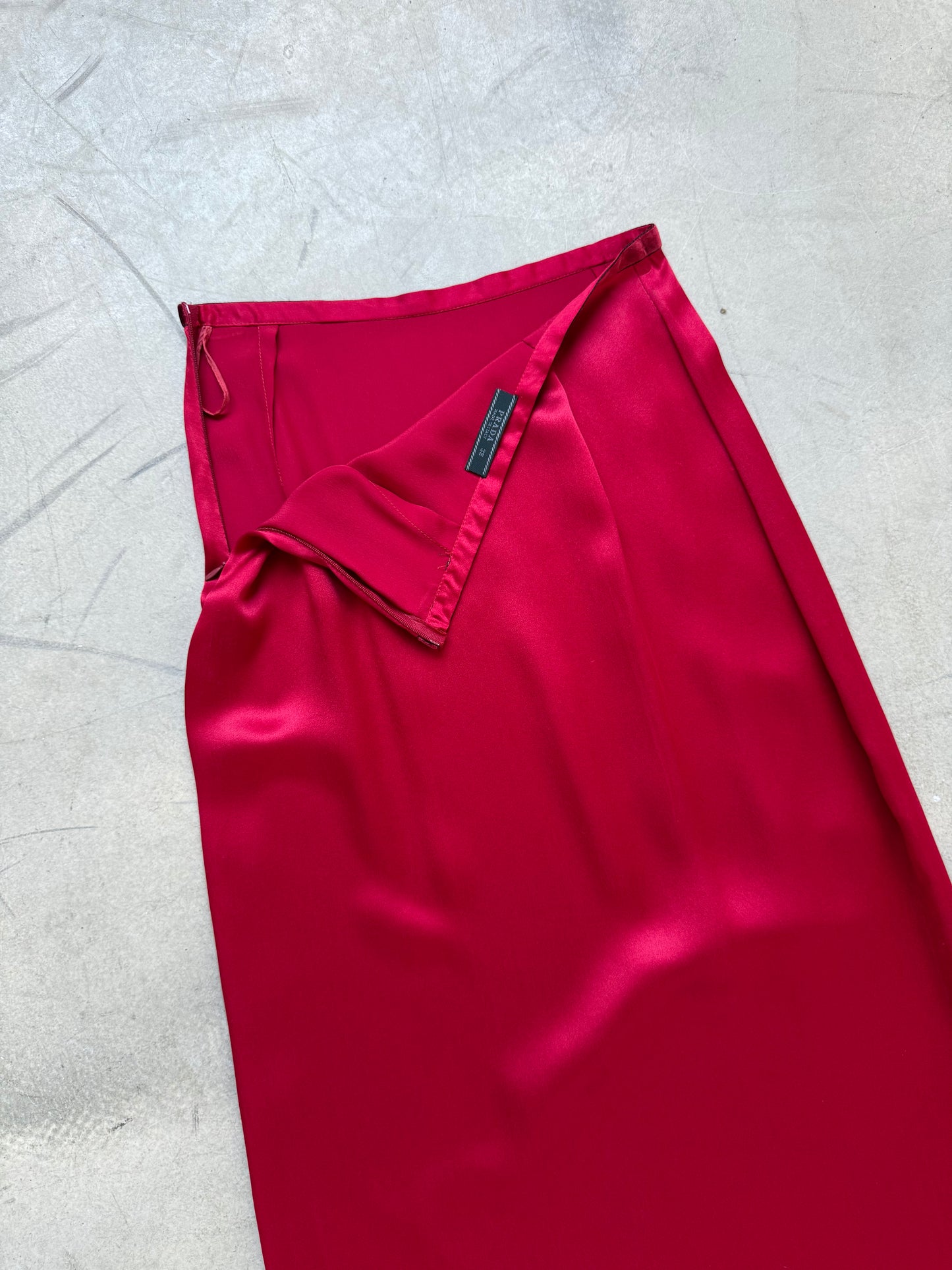 SS 97 Prada Silk Skirt
