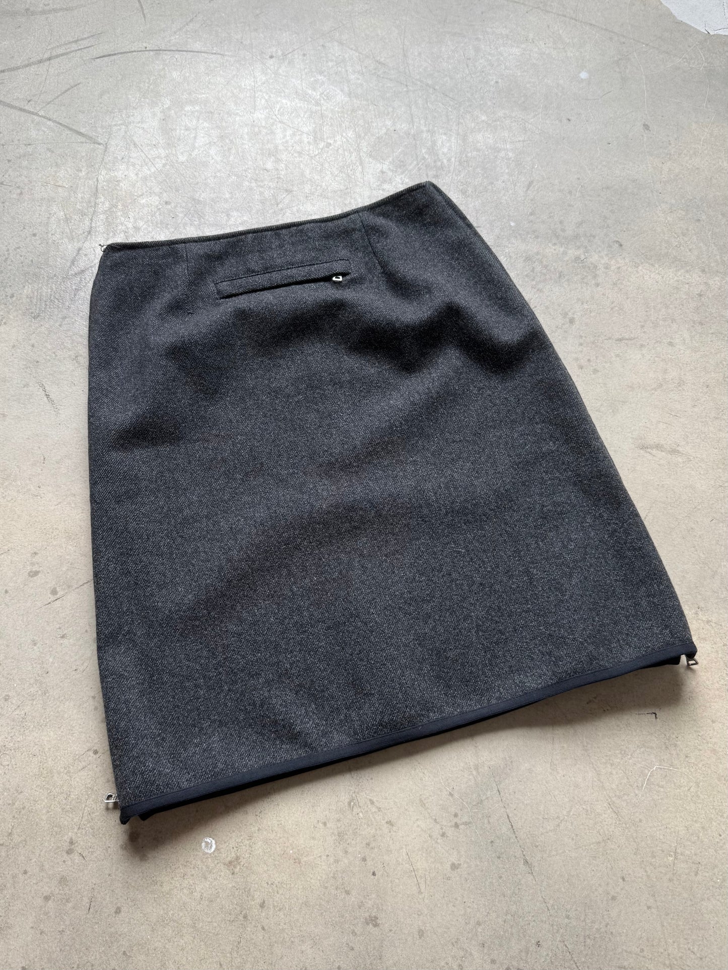 Prada Sport Wool Tech Skirt