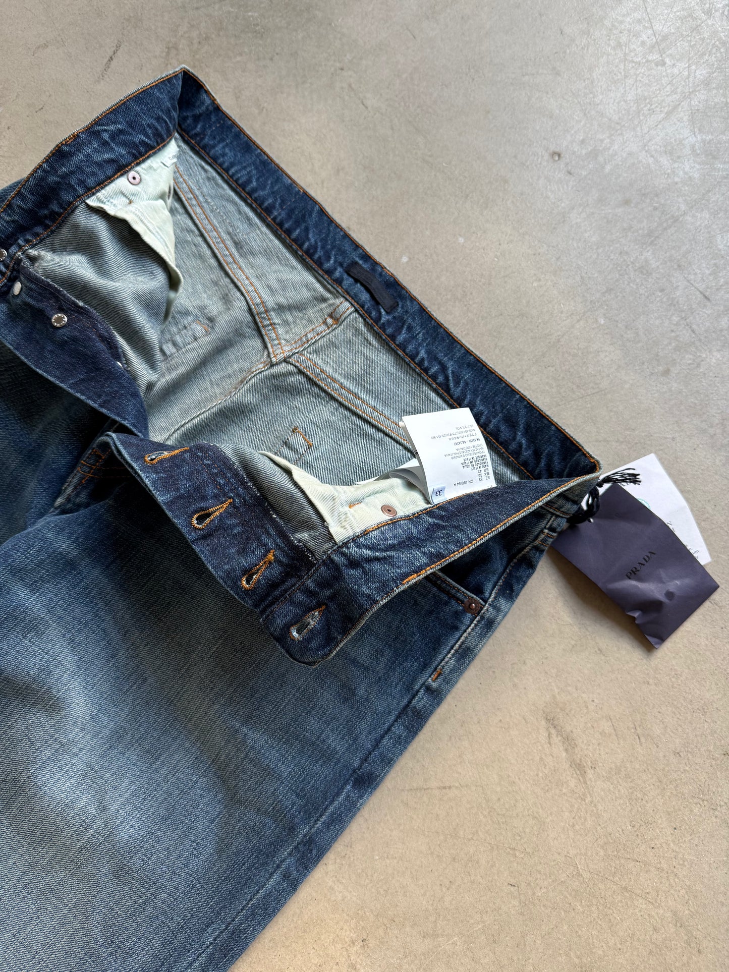 SS 24 Prada Five Pocket Denim Jeans