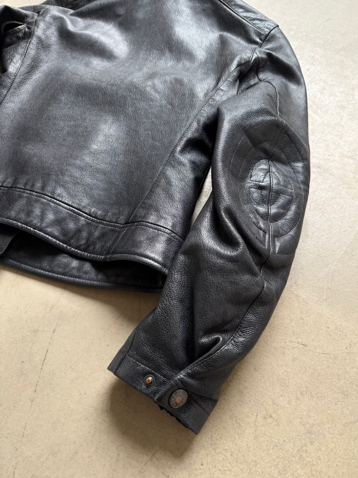 SS 01 Prada Sport Leather Moto Jacket