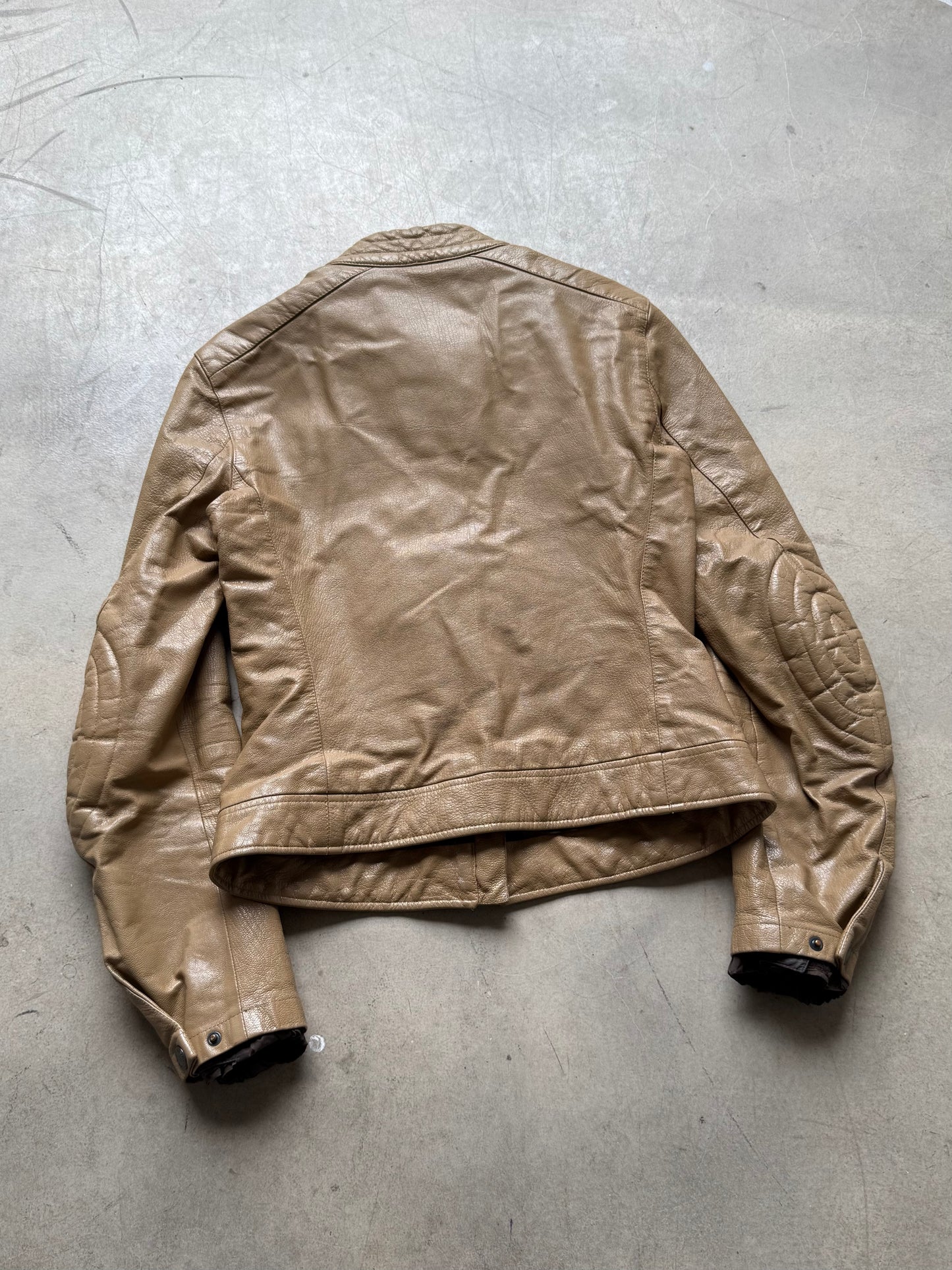 SS 01 Prada Sport Leather Moto Jacket