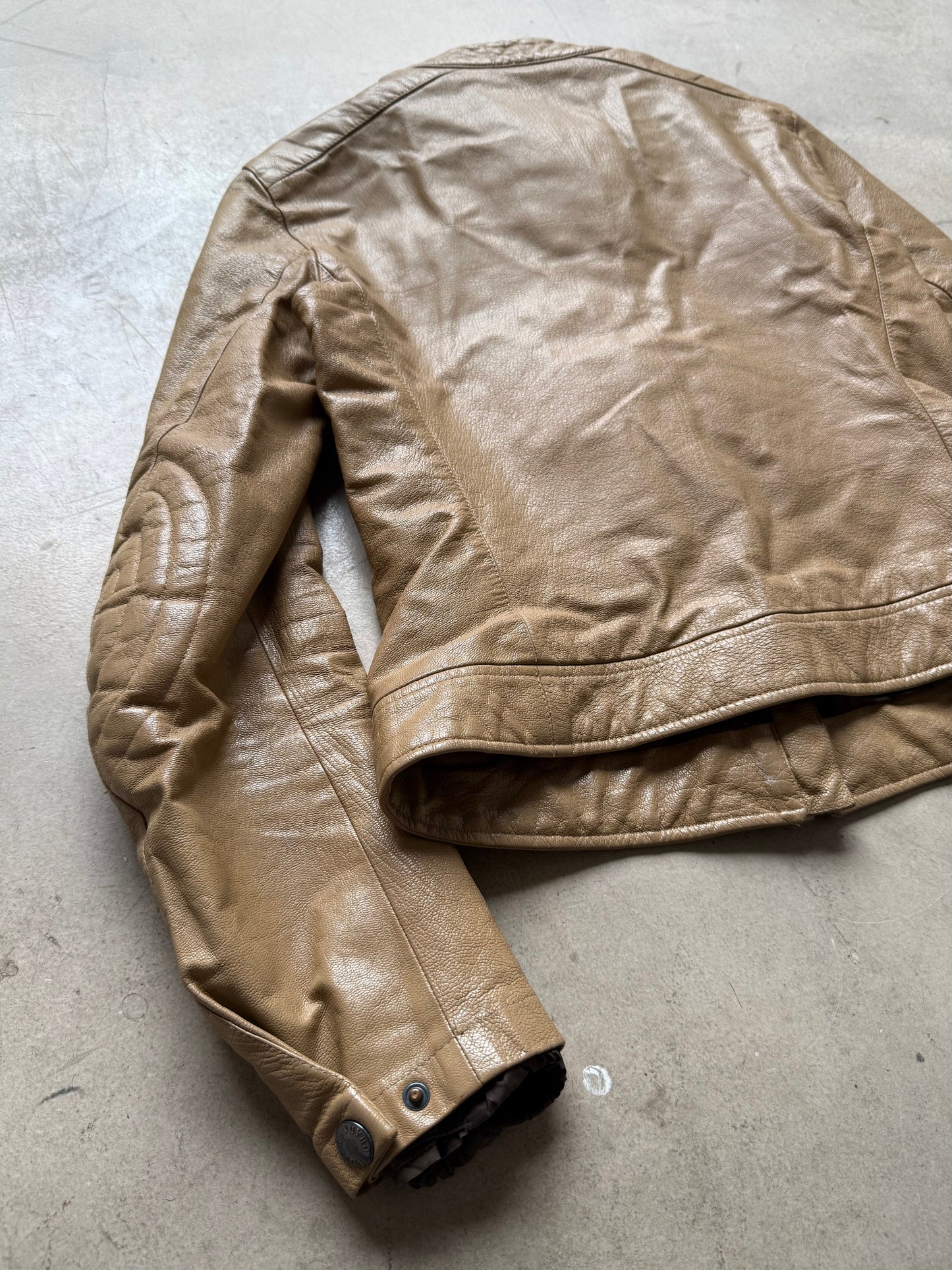 SS 01 Prada Sport Leather Moto Jacket