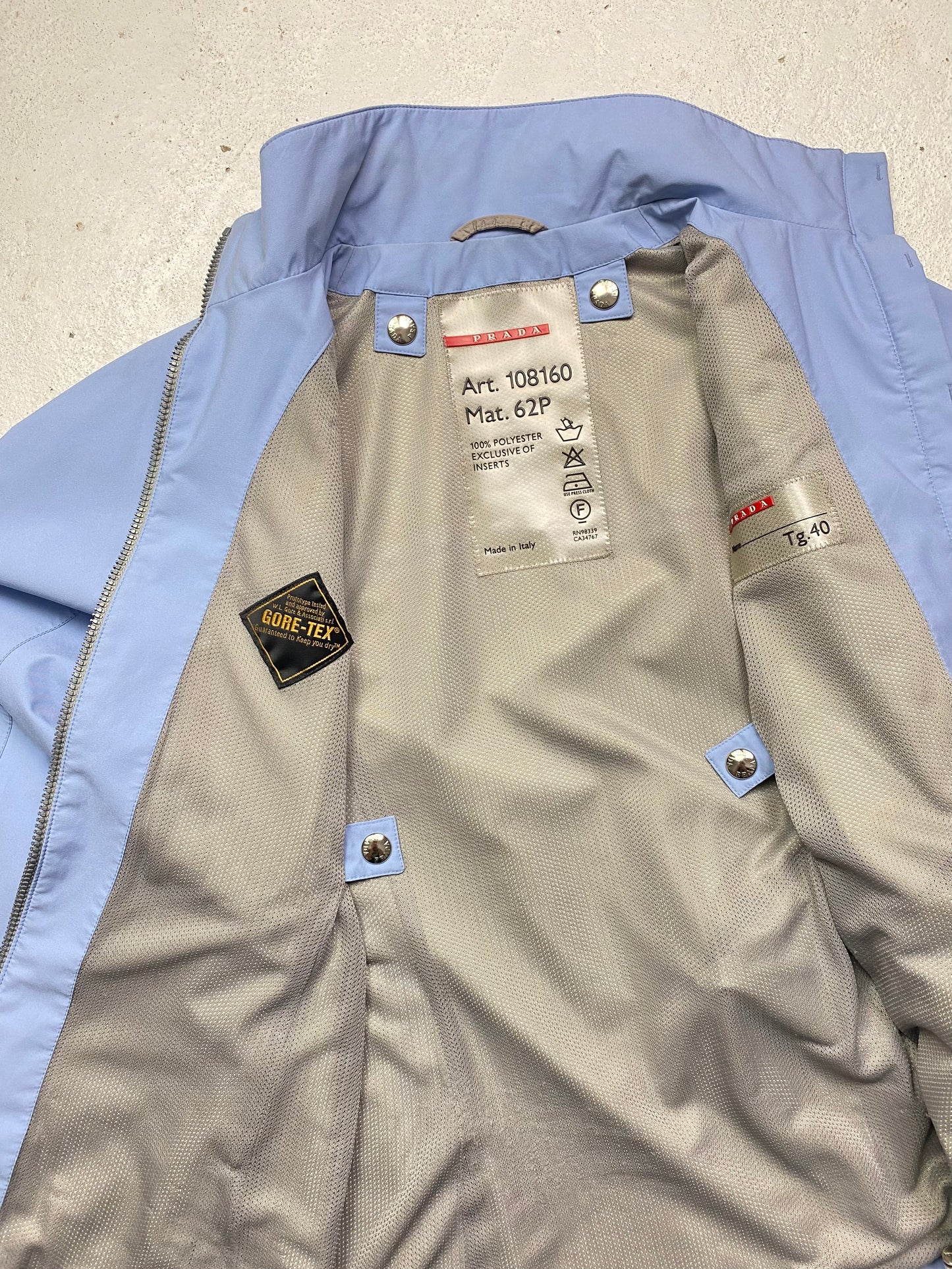 SS 00 Prada Sport Packable Gore-Tex Jacket