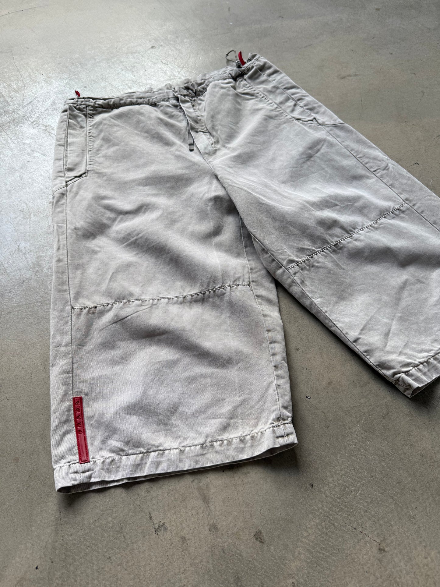 Prada Sport Linen Shorts