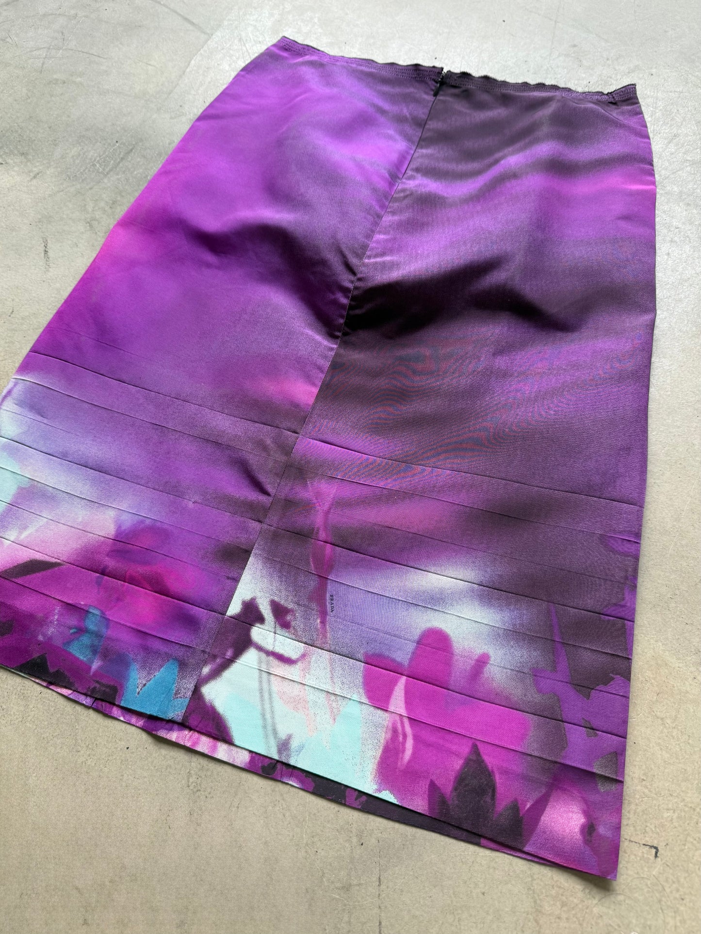 FW 04 Prada Silk Skirt
