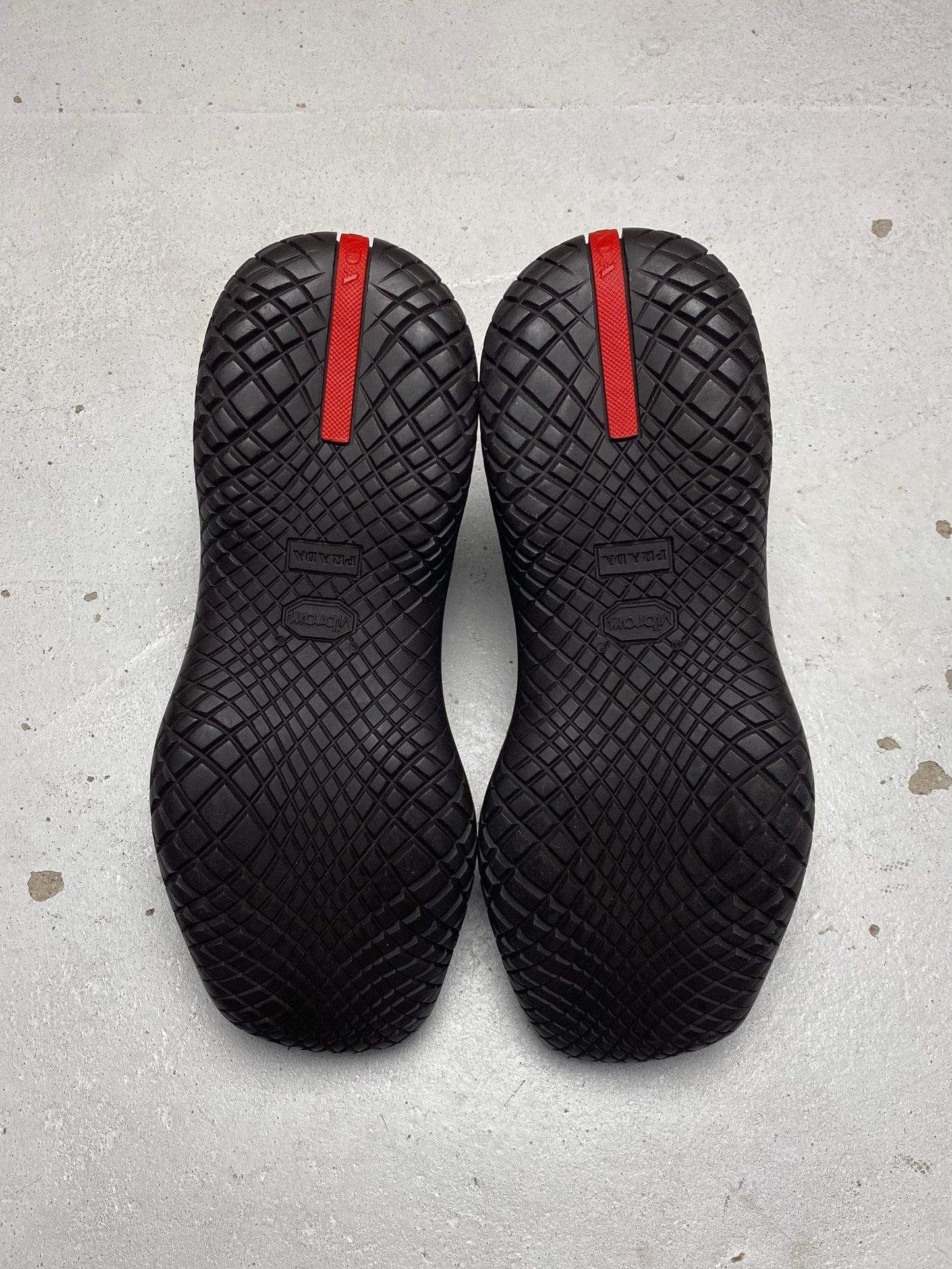 FW 99 Prada Sport Square Toe Hiking Boots