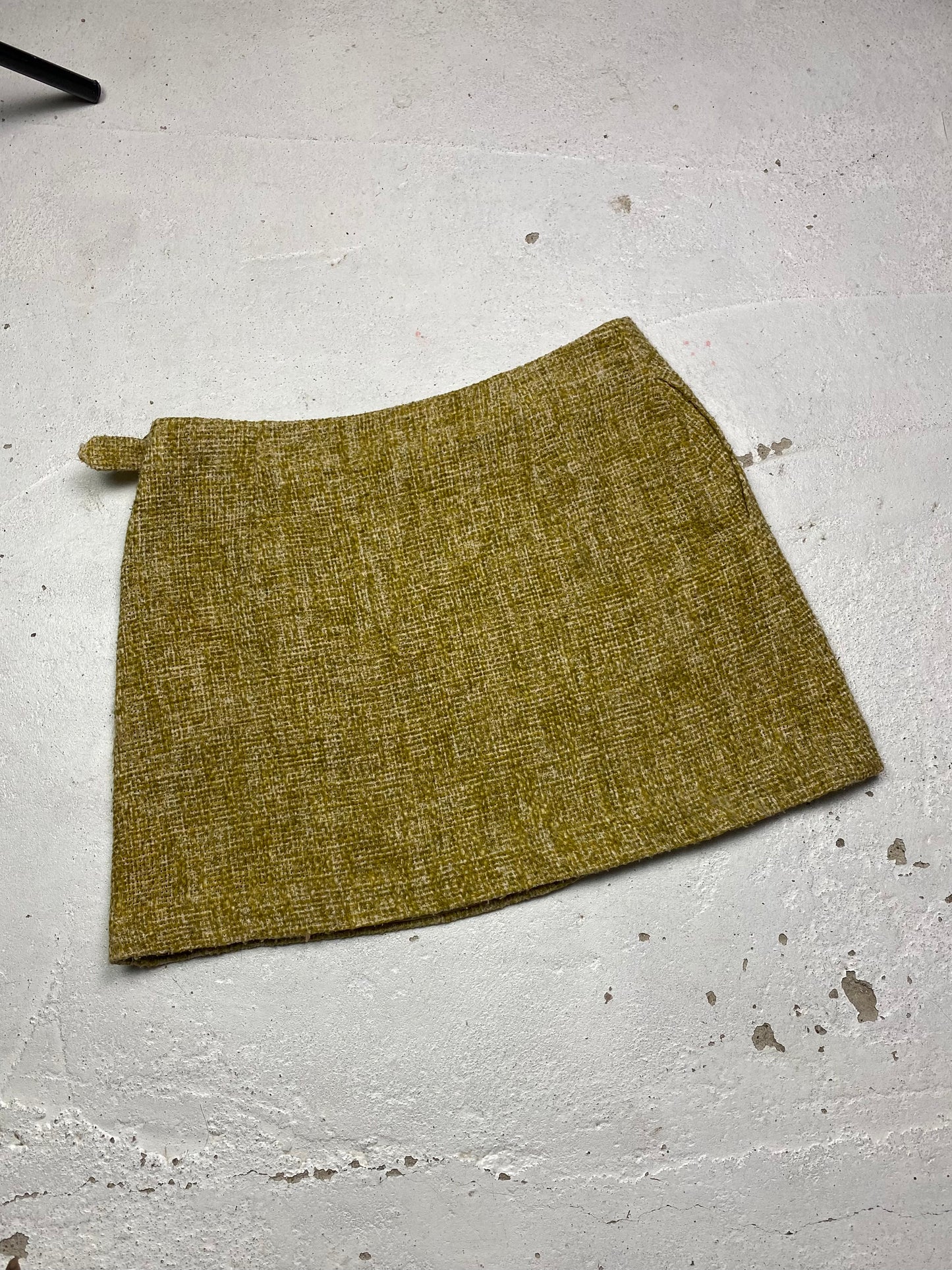 SS 96 Prada Linen Miniskirt