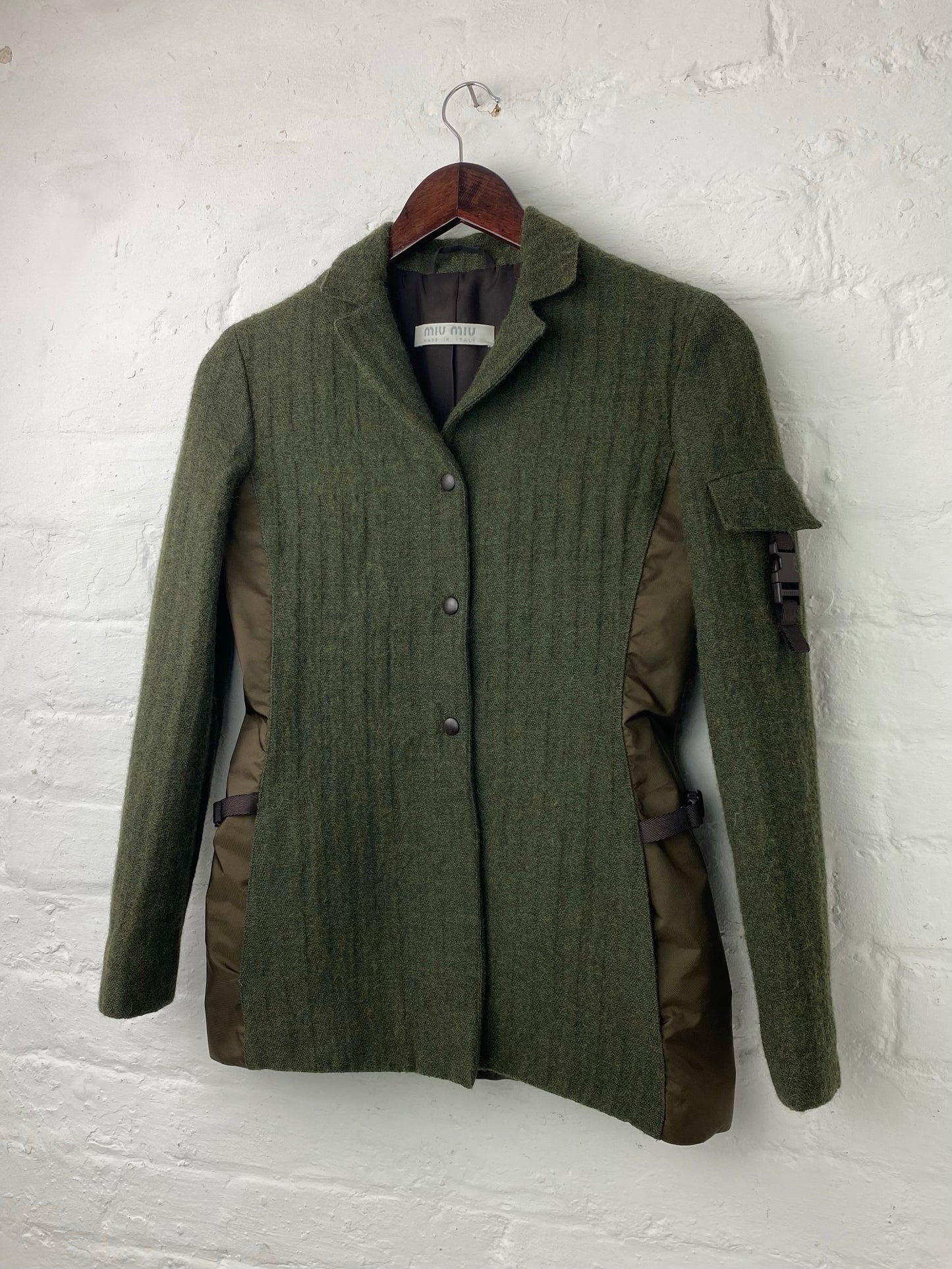 FW 99 Miu Miu Tech Wool Blazer
