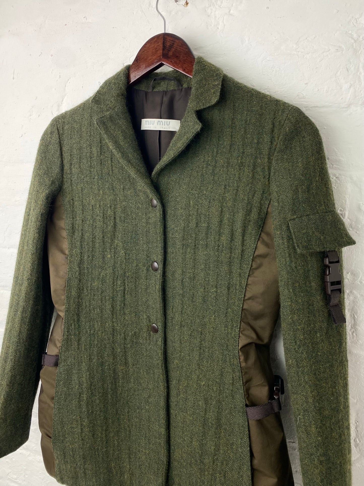FW 99 Miu Miu Tech Wool Blazer