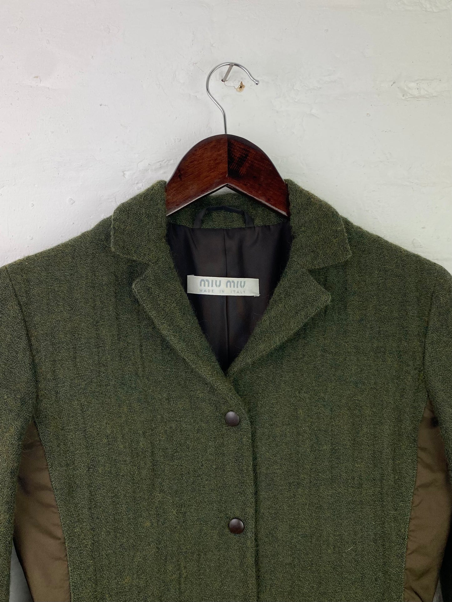 FW 99 Miu Miu Tech Wool Blazer