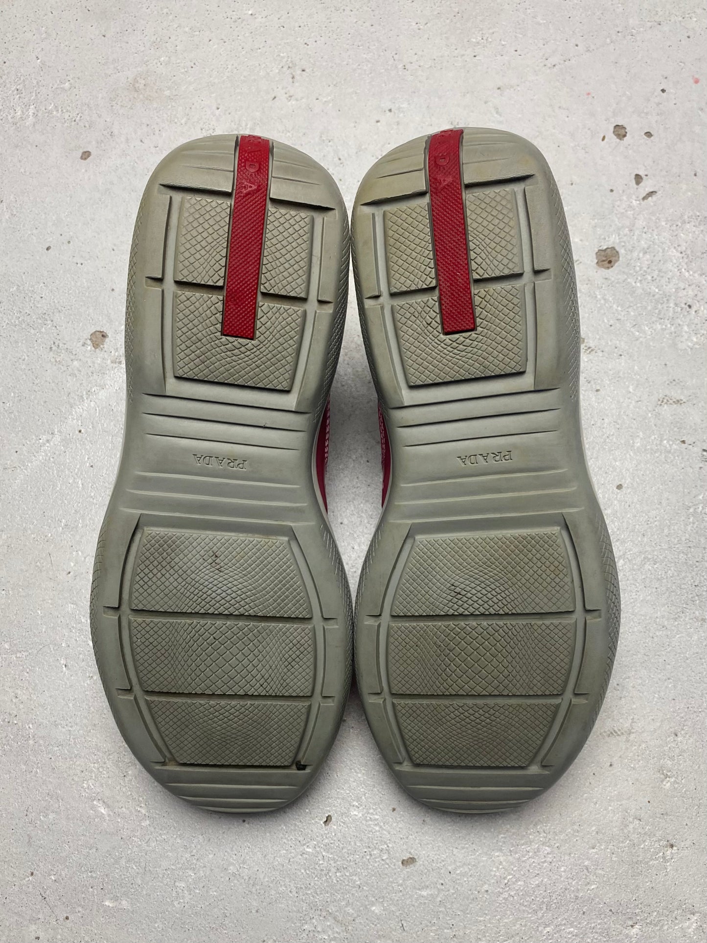 Prada Americas Cup Patent Trainers