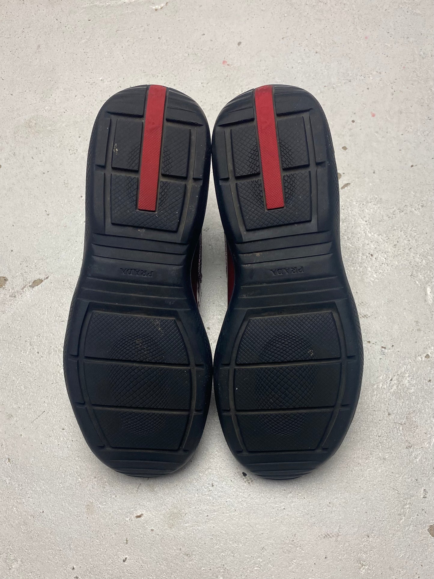 Prada Americas Cup Patent Trainers