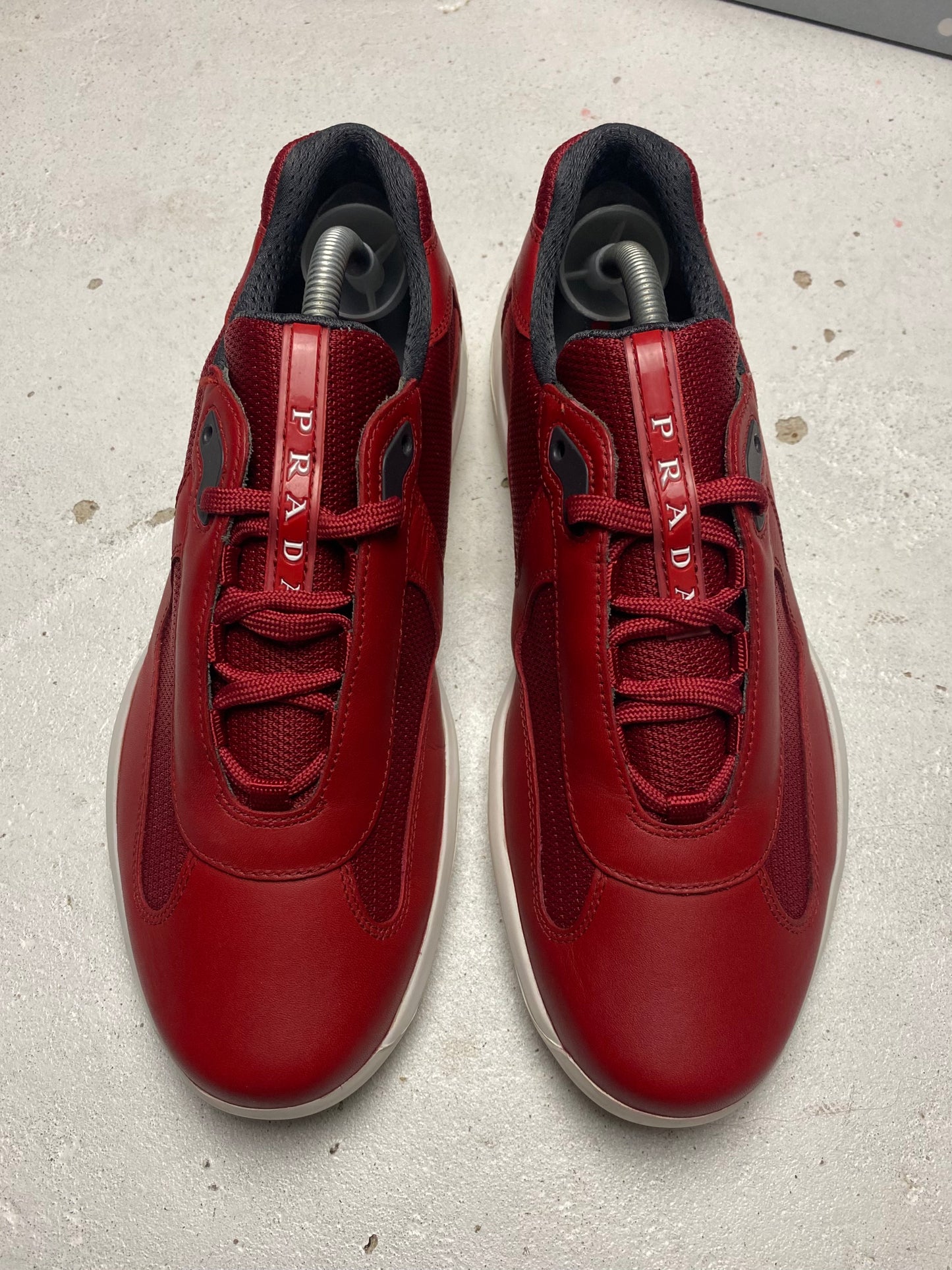 Prada Americas Cup Leather Trainers
