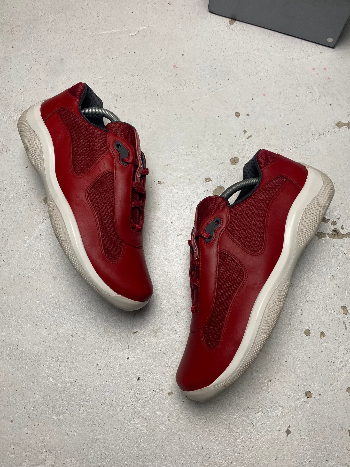 Prada Americas Cup Leather Trainers
